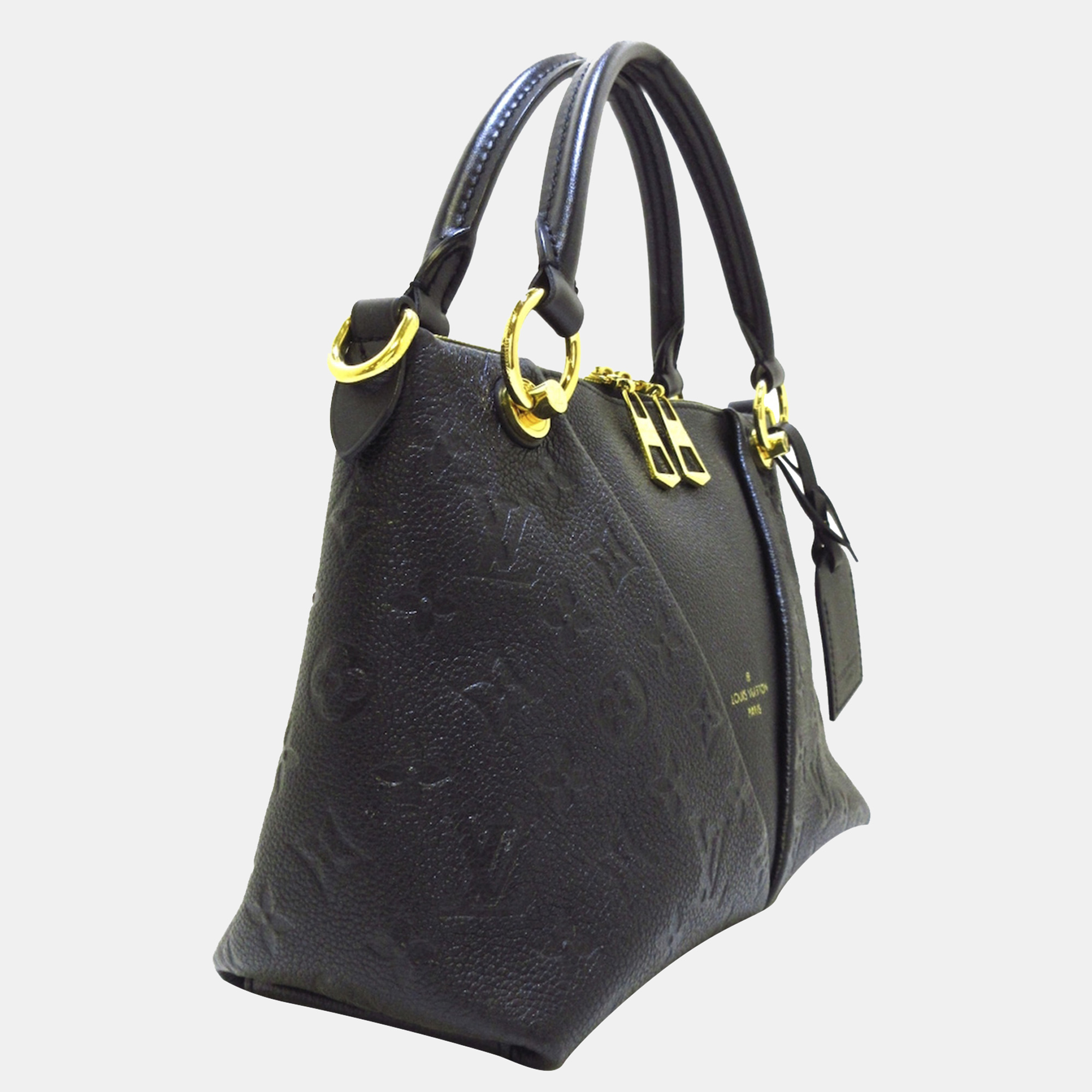 

Louis Vuitton Black Monogram Empreinte V Tote BB