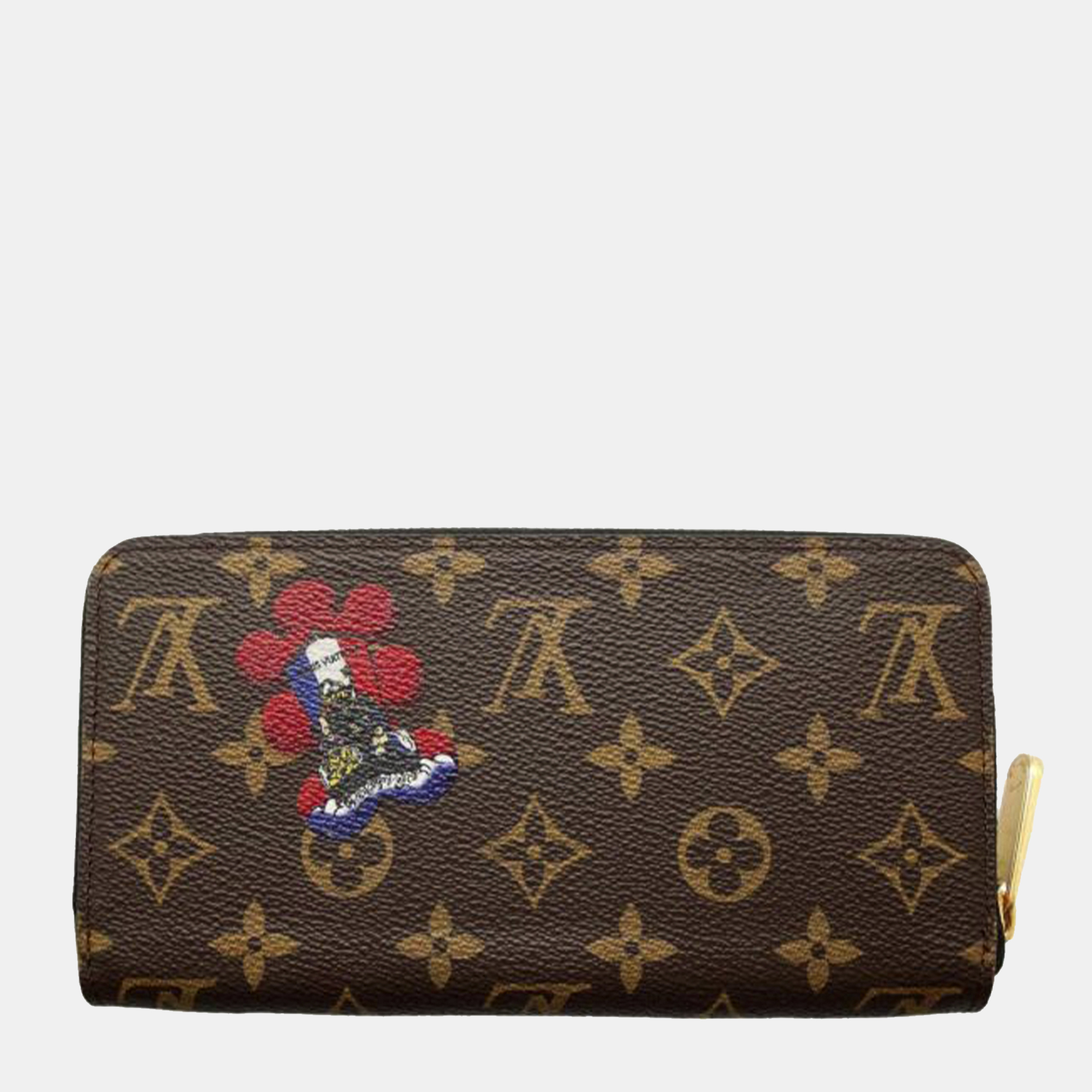 

Louis Vuitton Brown Kansai Yamamoto Monogram Kabuki Zippy Long Wallet