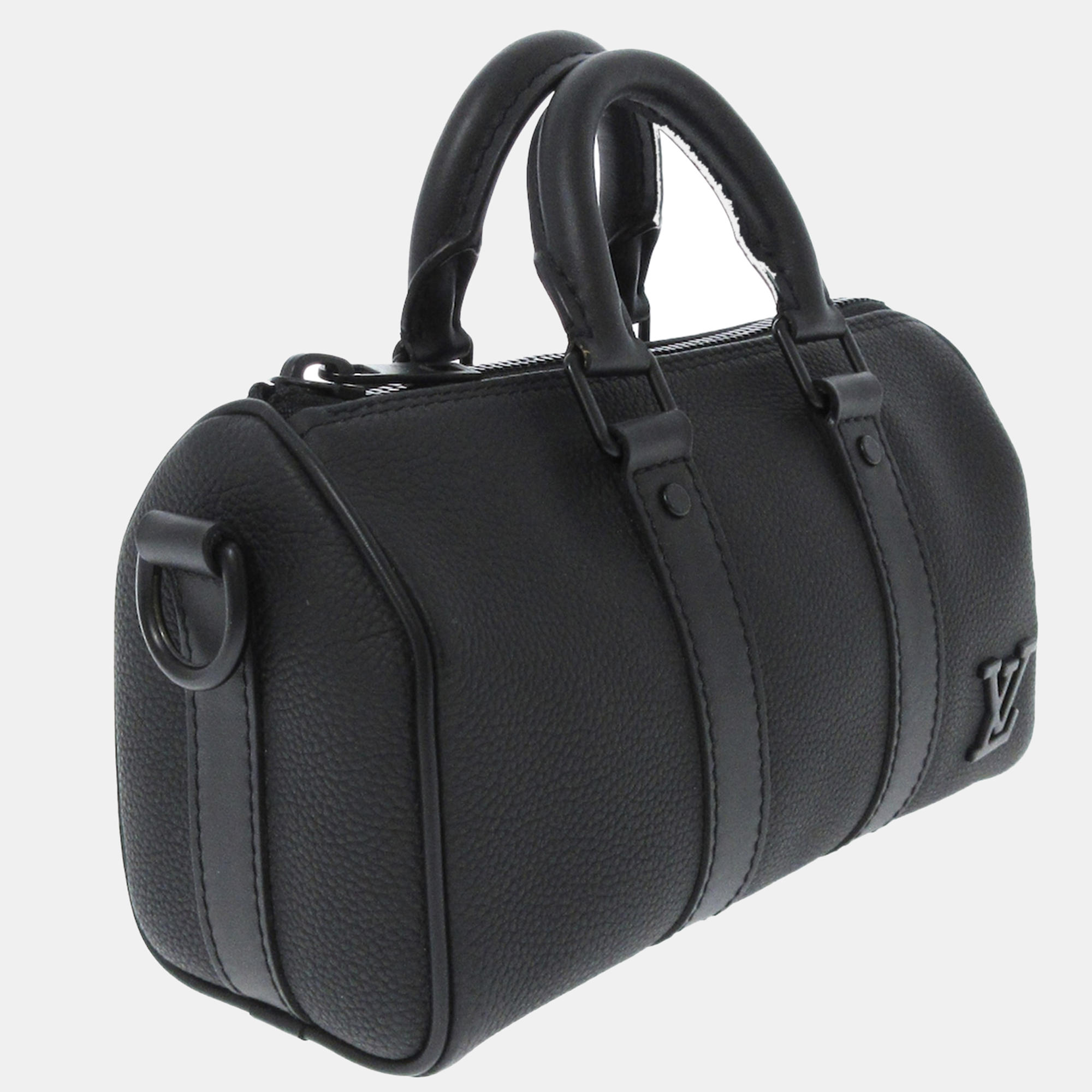 

Louis Vuitton Black Aerogram Keepall