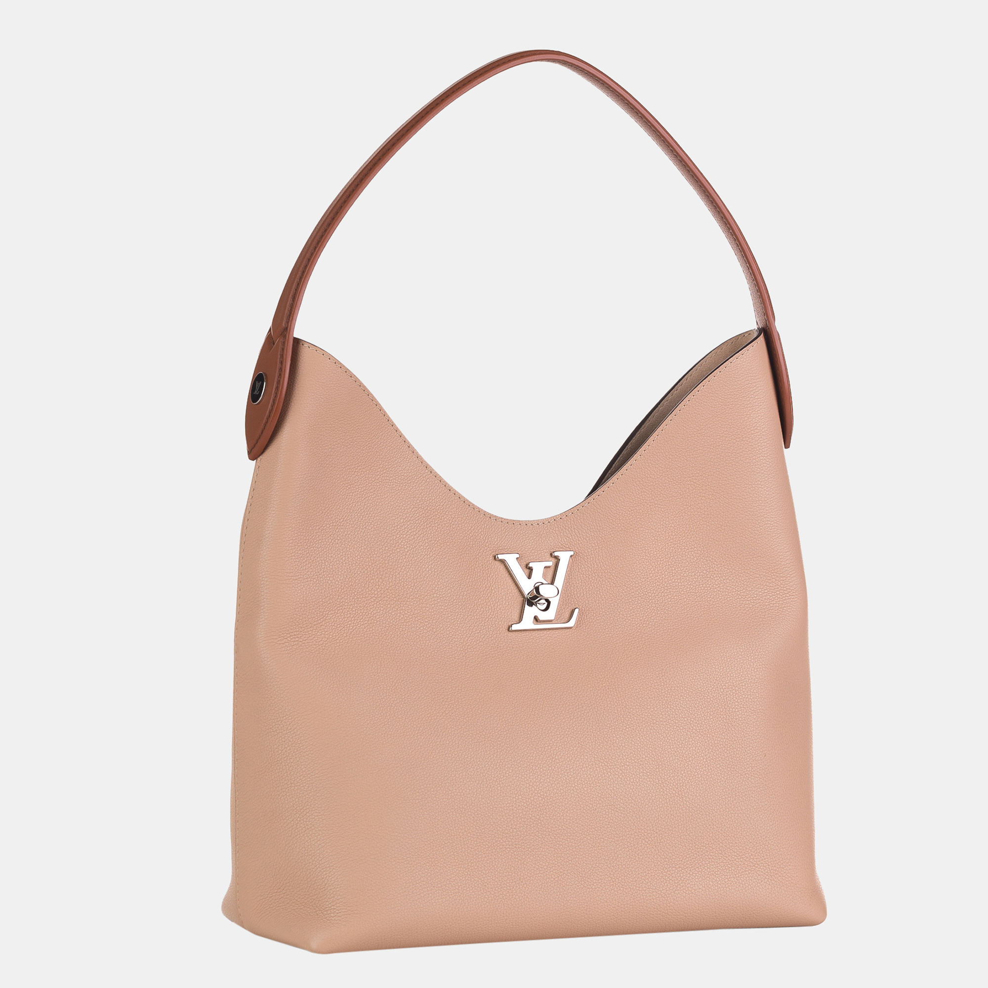 

Louis Vuitton Brown Lockme Hobo