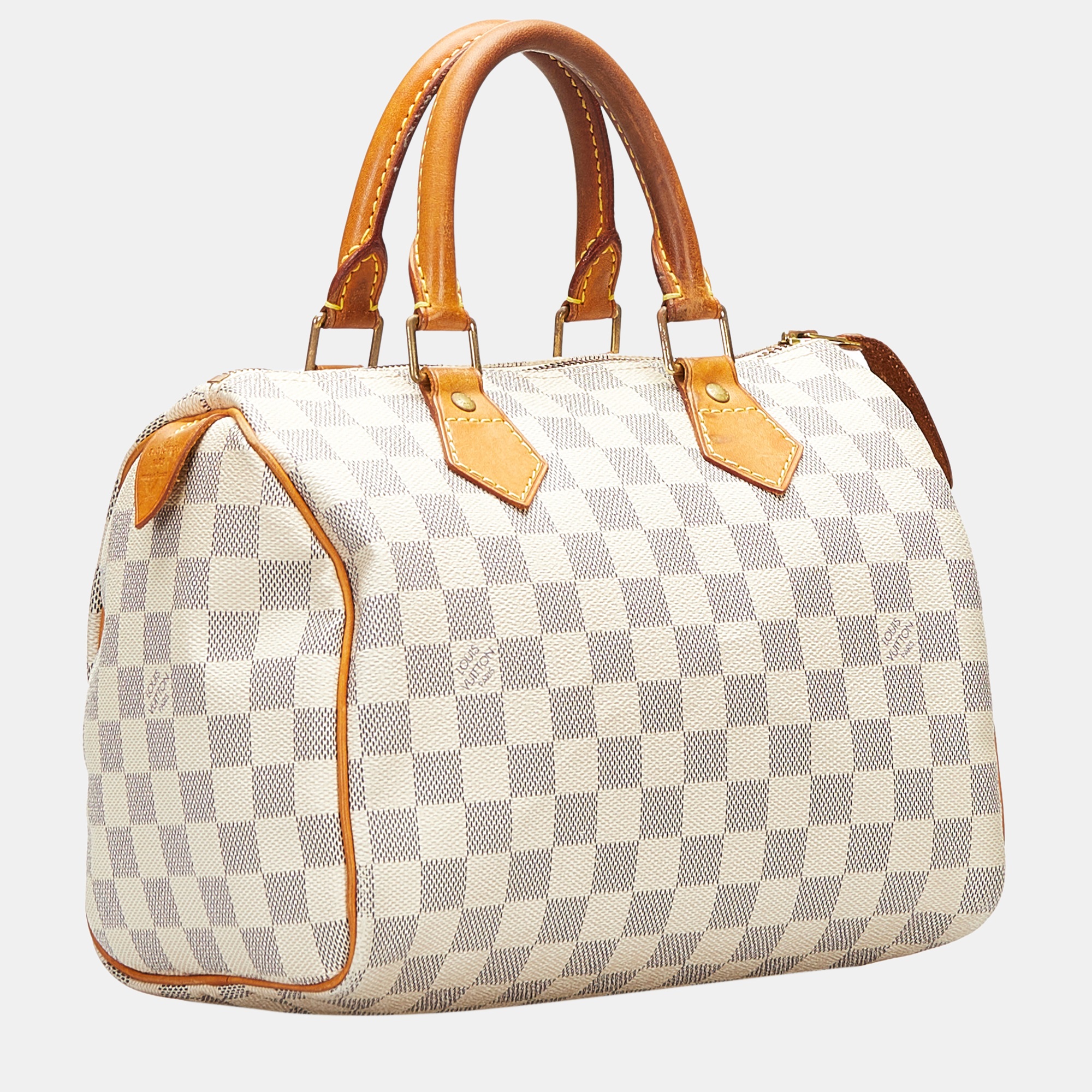 

Louis Vuitton White Damier Azur Speedy 25