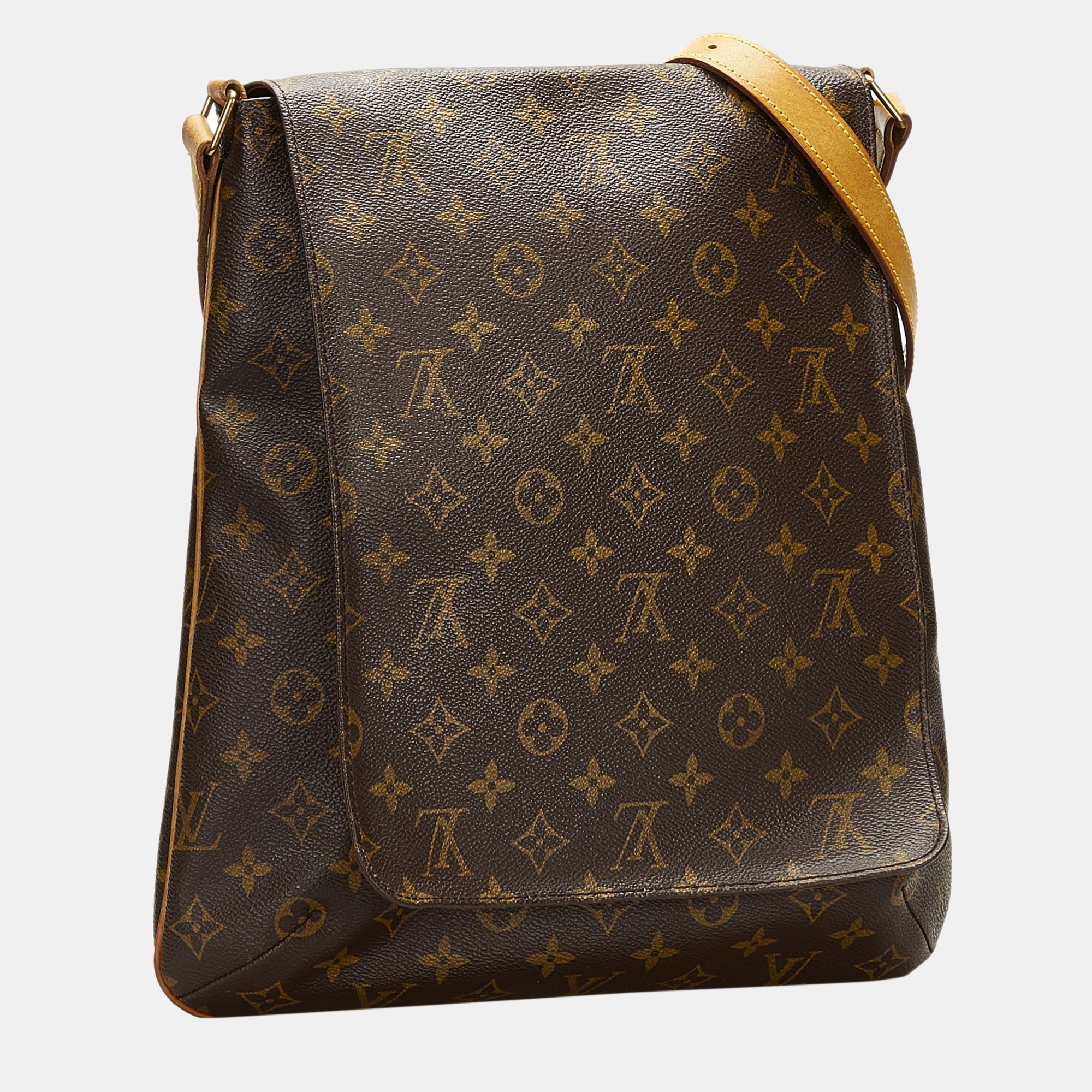 

Louis Vuitton Brown Monogram GM Musette Salsa Long Strap