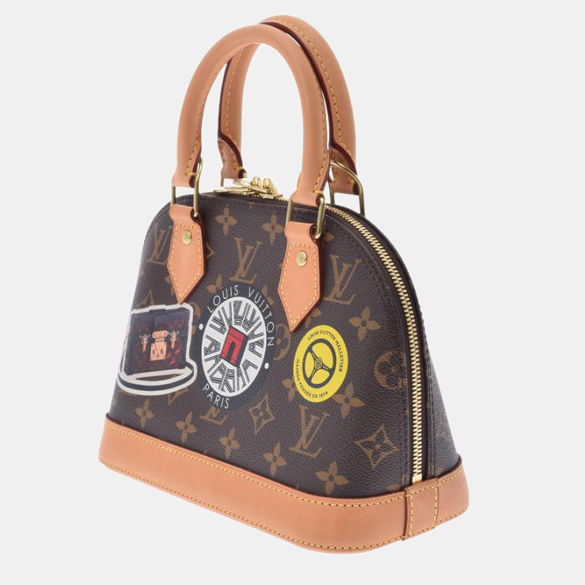 

Louis Vuitton Brown Monogram canvas Sticker Alma BB Bag