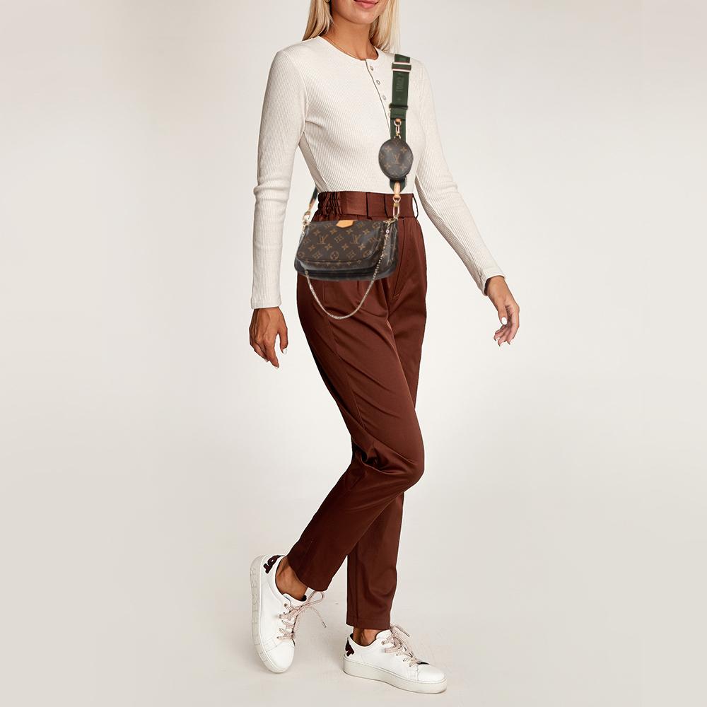 

Louis Vuitton Monogram Canvas Multi Pochette Accessories Bag, Brown