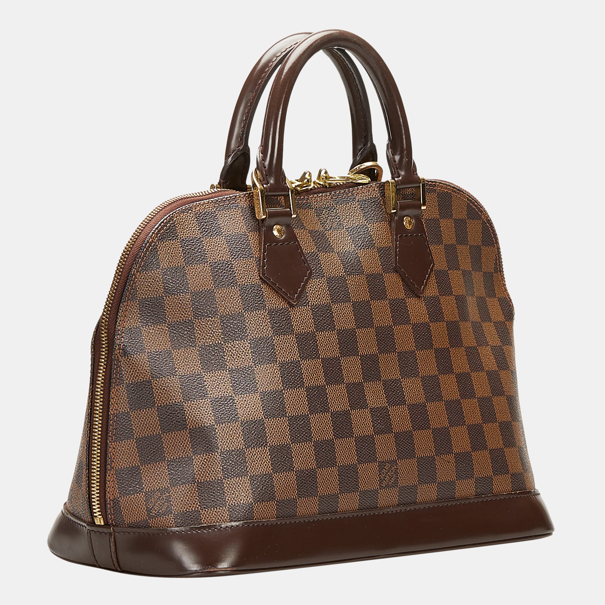 

Louis Vuitton Brown Damier Ebene Alma PM