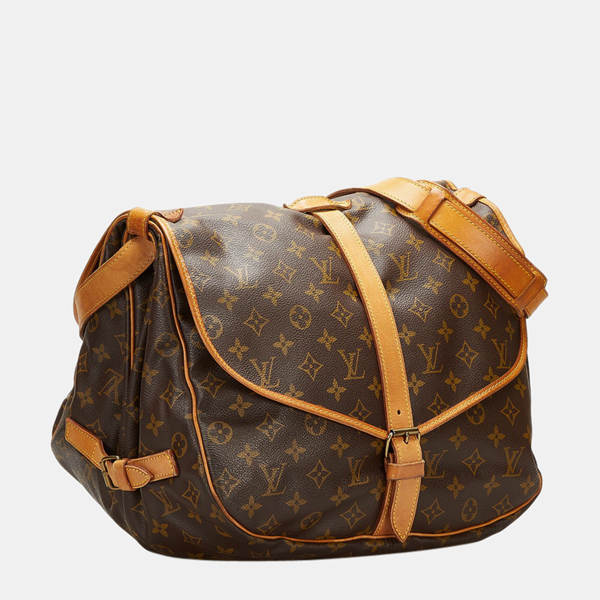 

Louis Vuitton Brown Monogram Saumur 35 bag