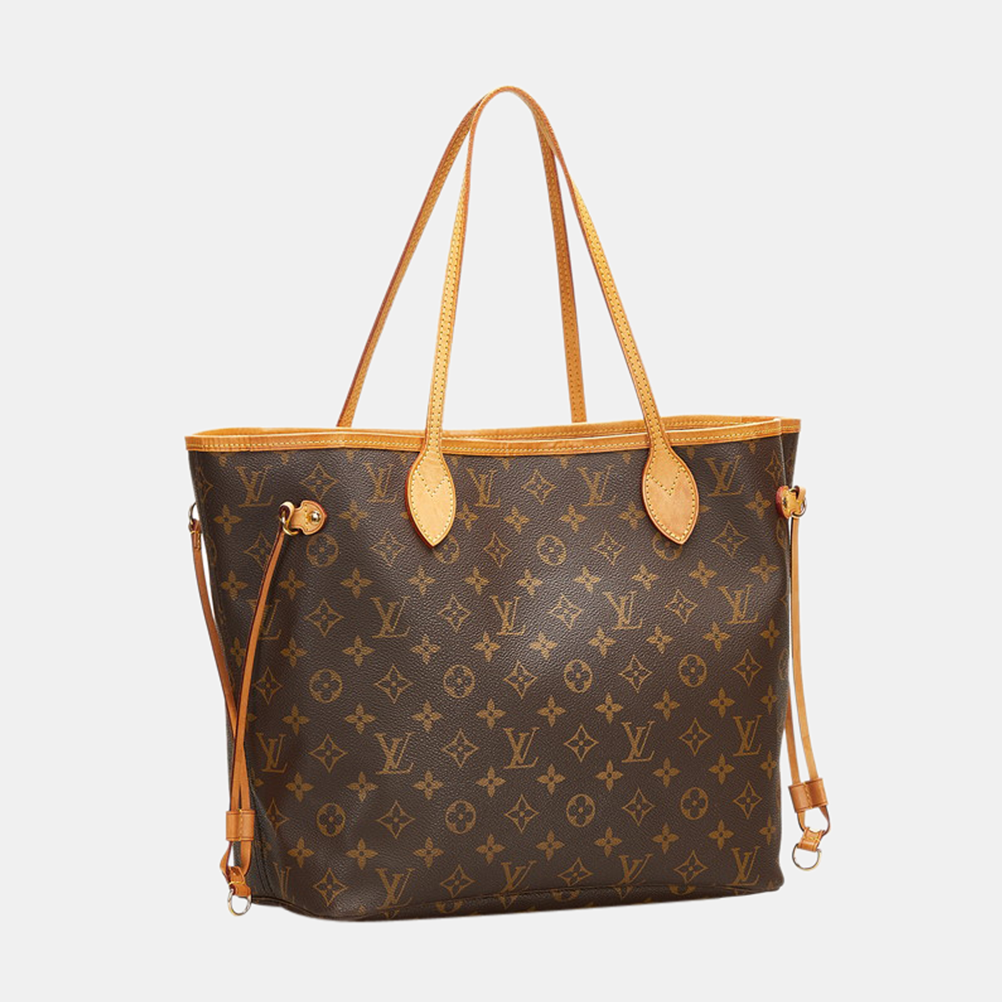 

Louis Vuitton Brown Canvas Monogram Neverfull MM Tote Bag