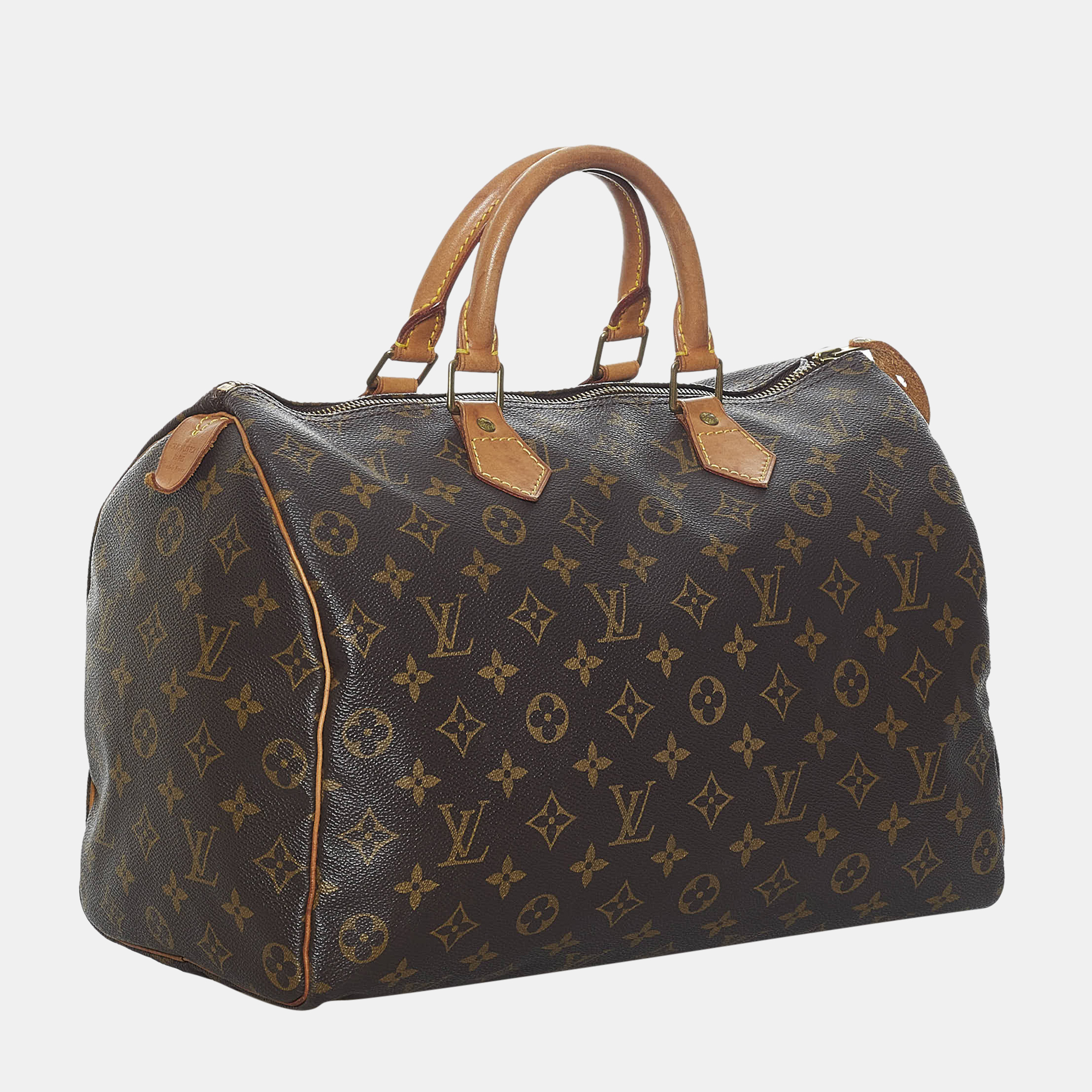 

Louis Vuitton Brown Monogram Speedy 35