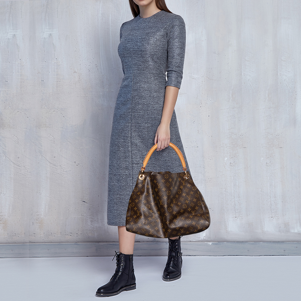 

Louis Vuitton Monogram Canvas Artsy MM Bag, Brown
