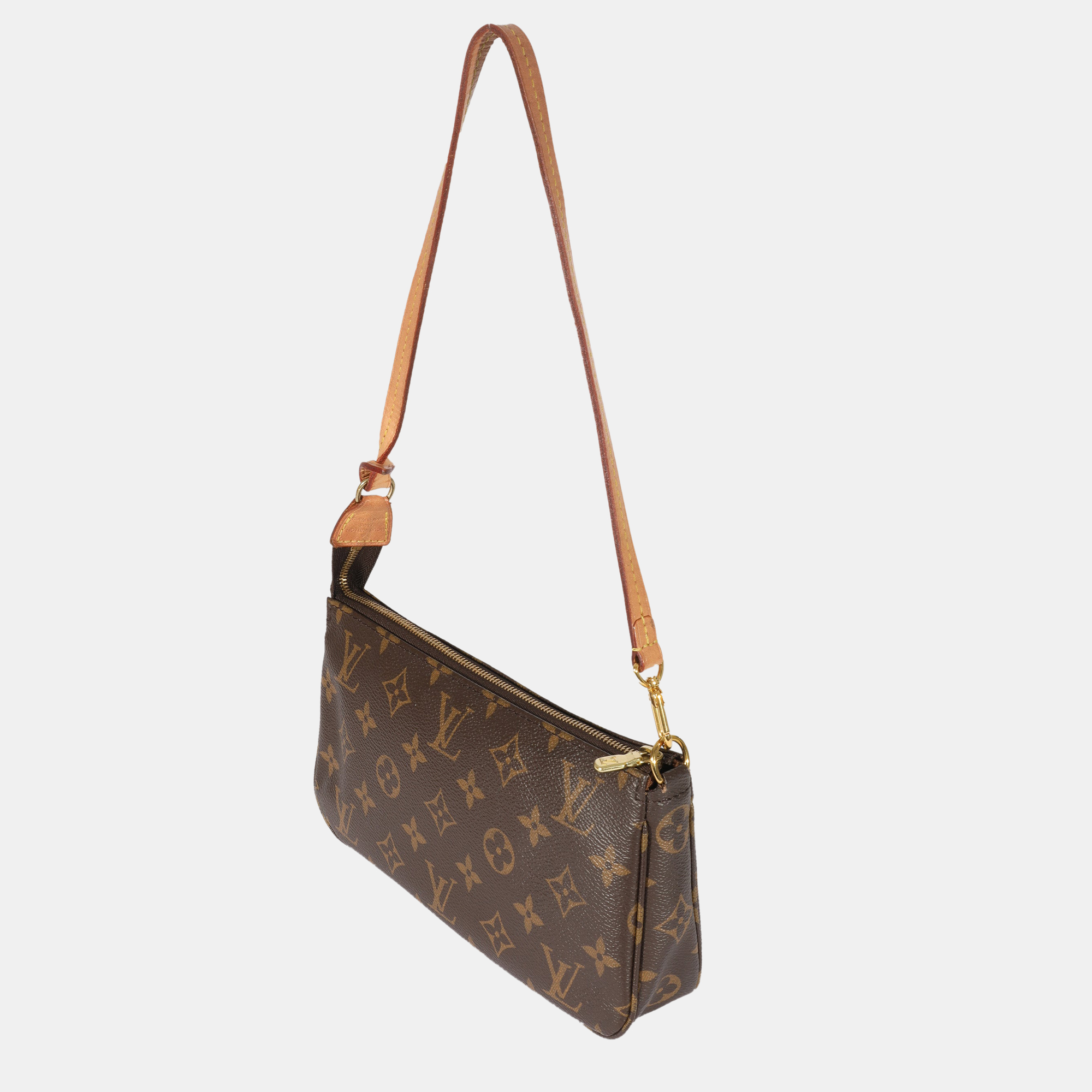 

Louis Vuitton Monogram Canvas Accessories Pochette bag, Brown