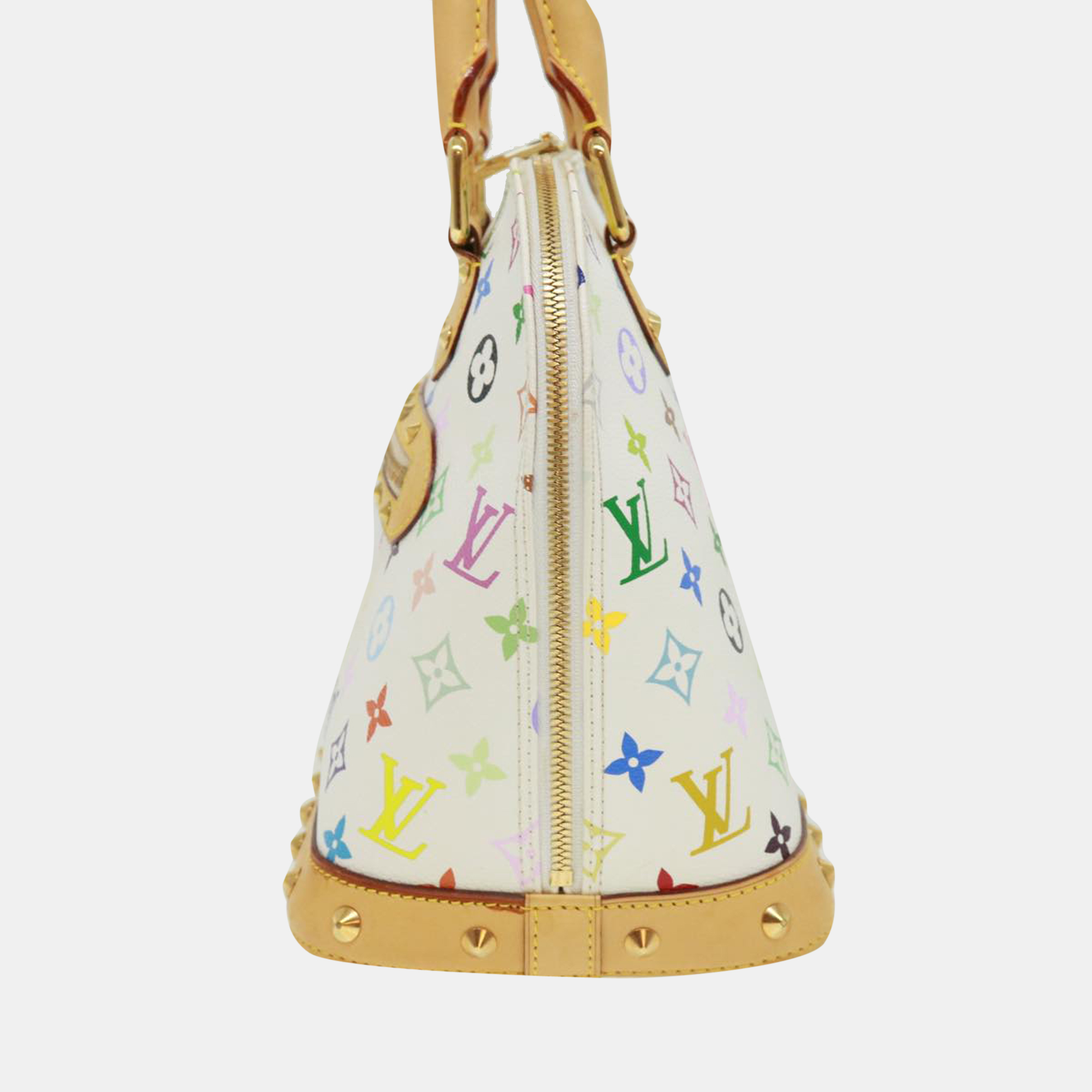 

Louis Vuitton White Monogram Multicolour Canvas Canvas Alma Bag, Multicolor