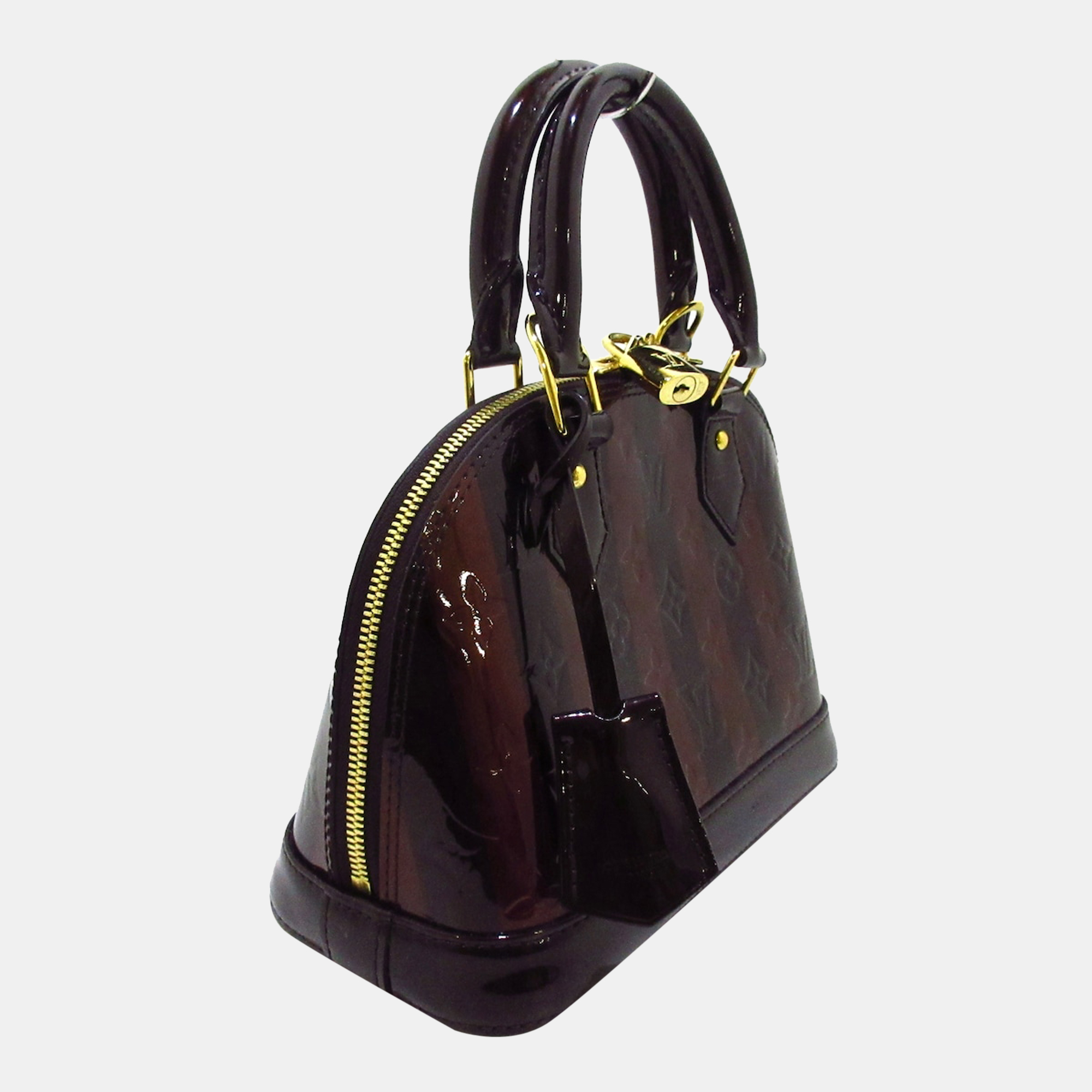 

Louis Vuitton Brown Monogram Vernis Alma BB Bag