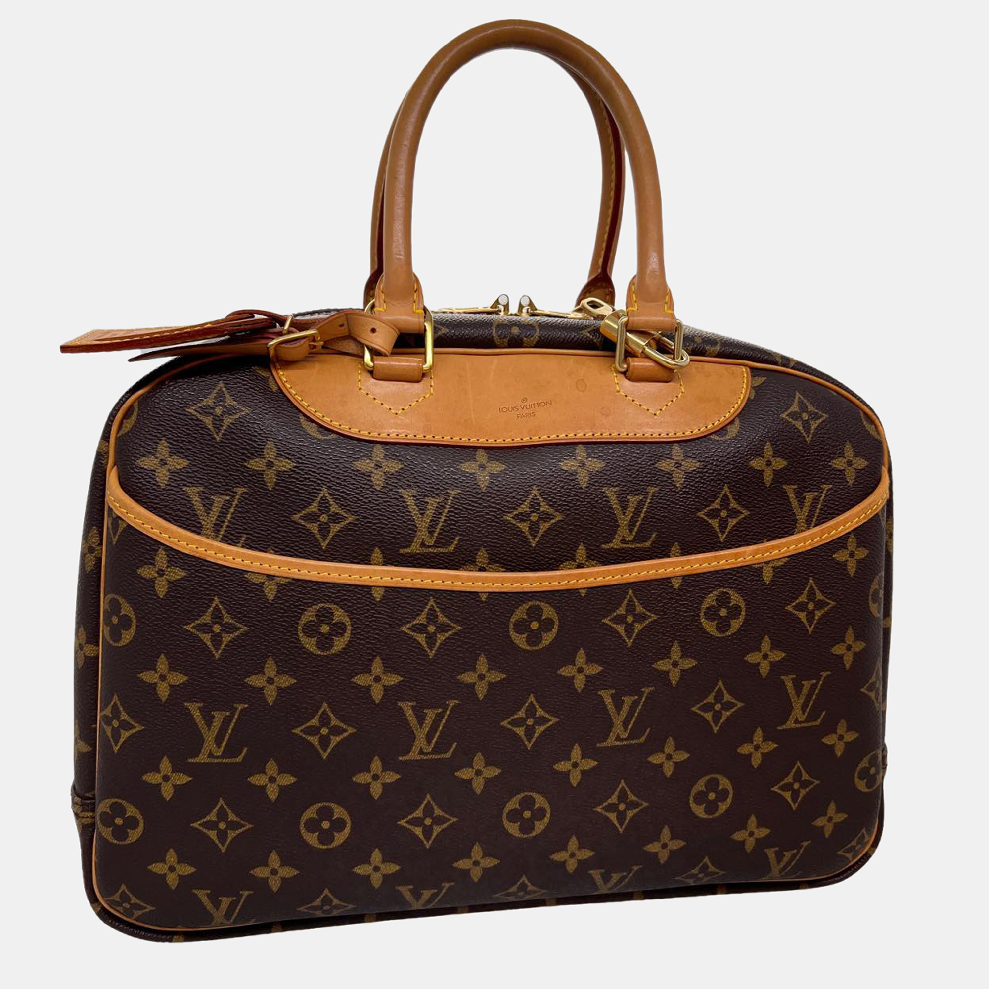 

Louis Vuitton Brown Monogram Canvas Deauville Handbag