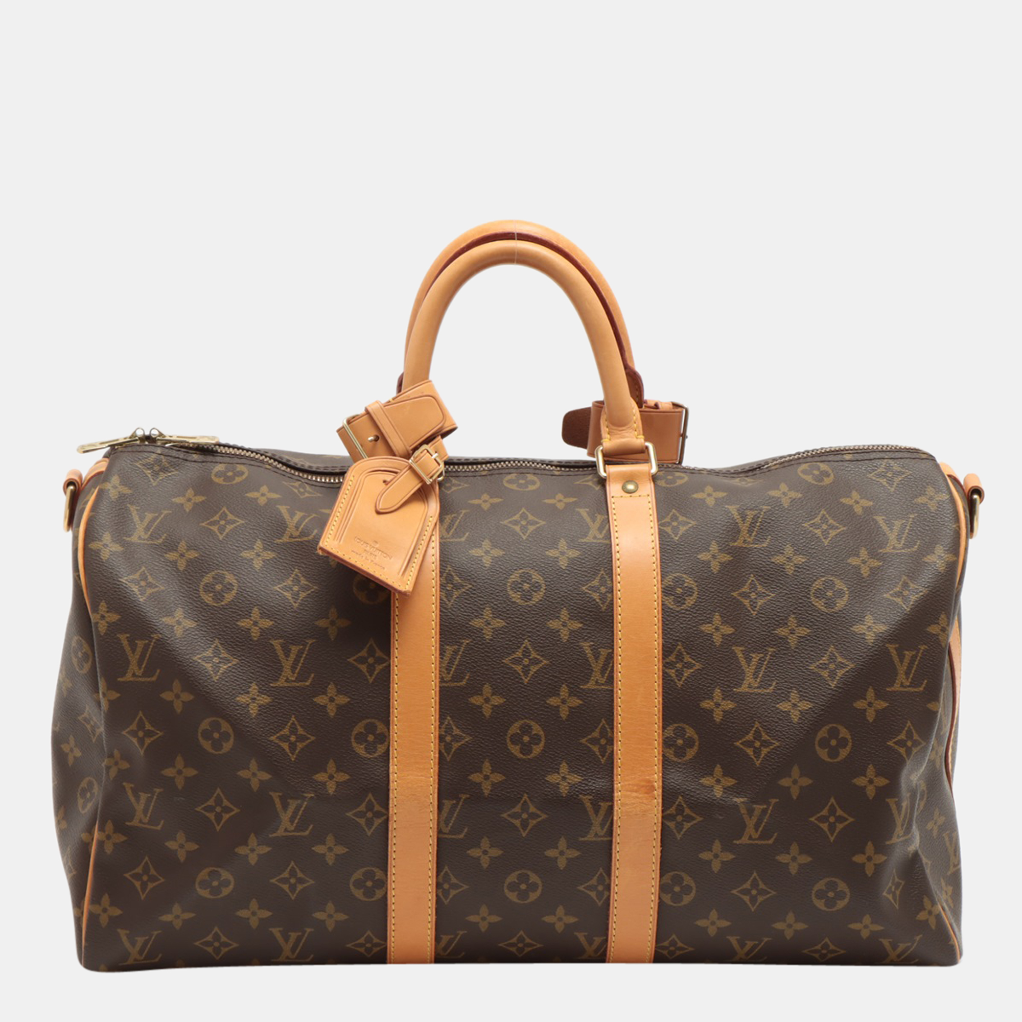 مملوكة مسبقًا Louis Vuitton Brown Monogram Canvas Keepall 45 Bag