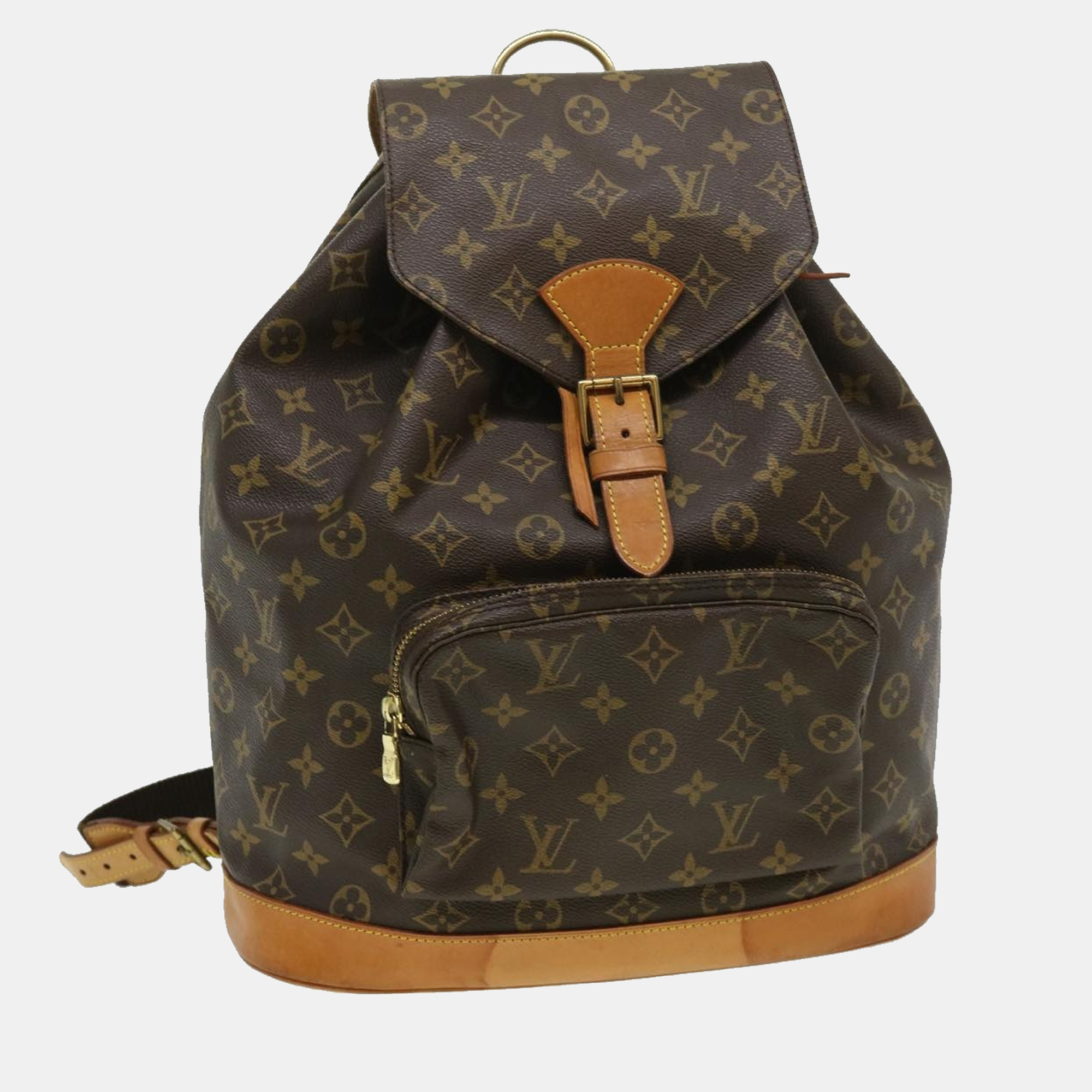 

Louis Vuitton Monogram Canvas Montsouris Backpack, Brown