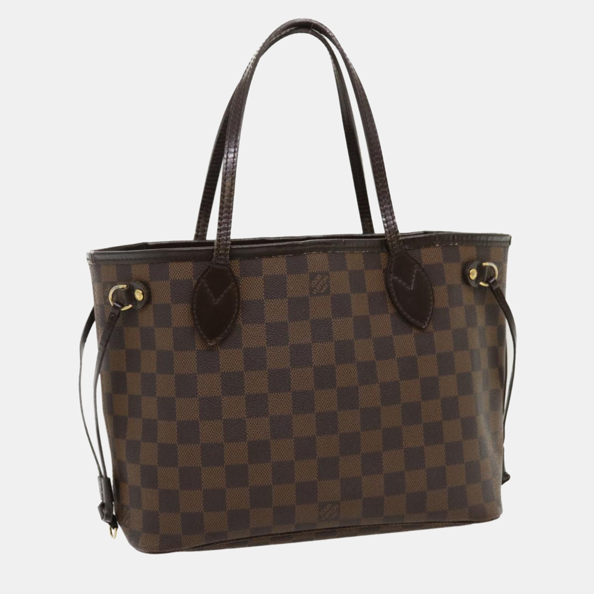 

Louis Vuitton Brown Damier Ebene Canvas Neverfull PM Tote Bag