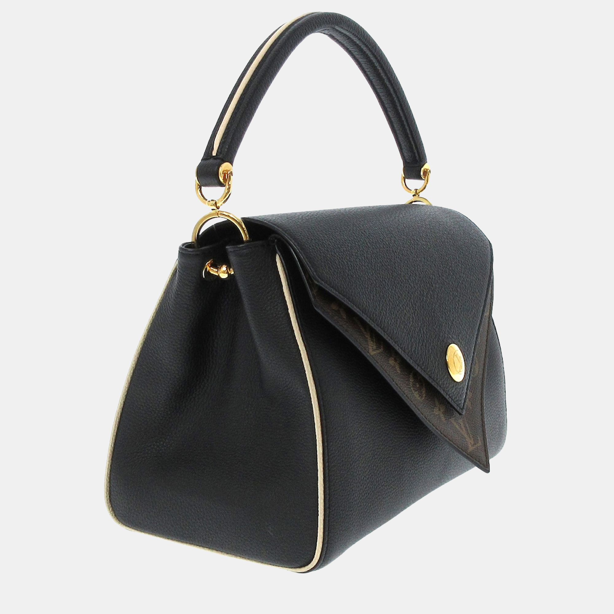 

Louis Vuitton Black Monogram Double V Satchel