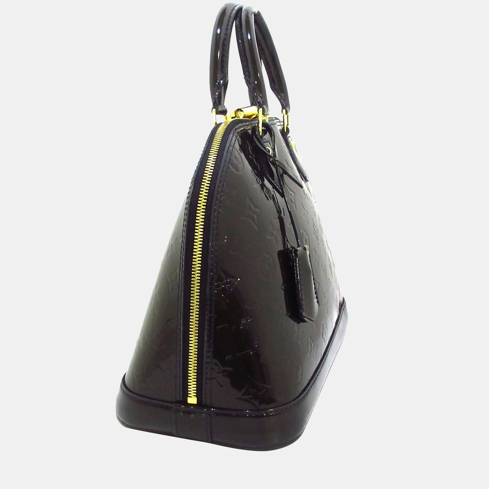 

Louis Vuitton Blue Vernis Alma PM