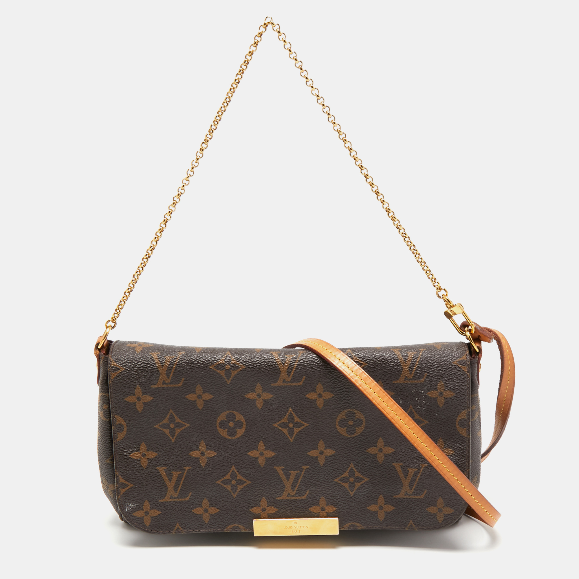 Pre Owned Louis Vuitton Monogram Canvas Favorite MM Bag