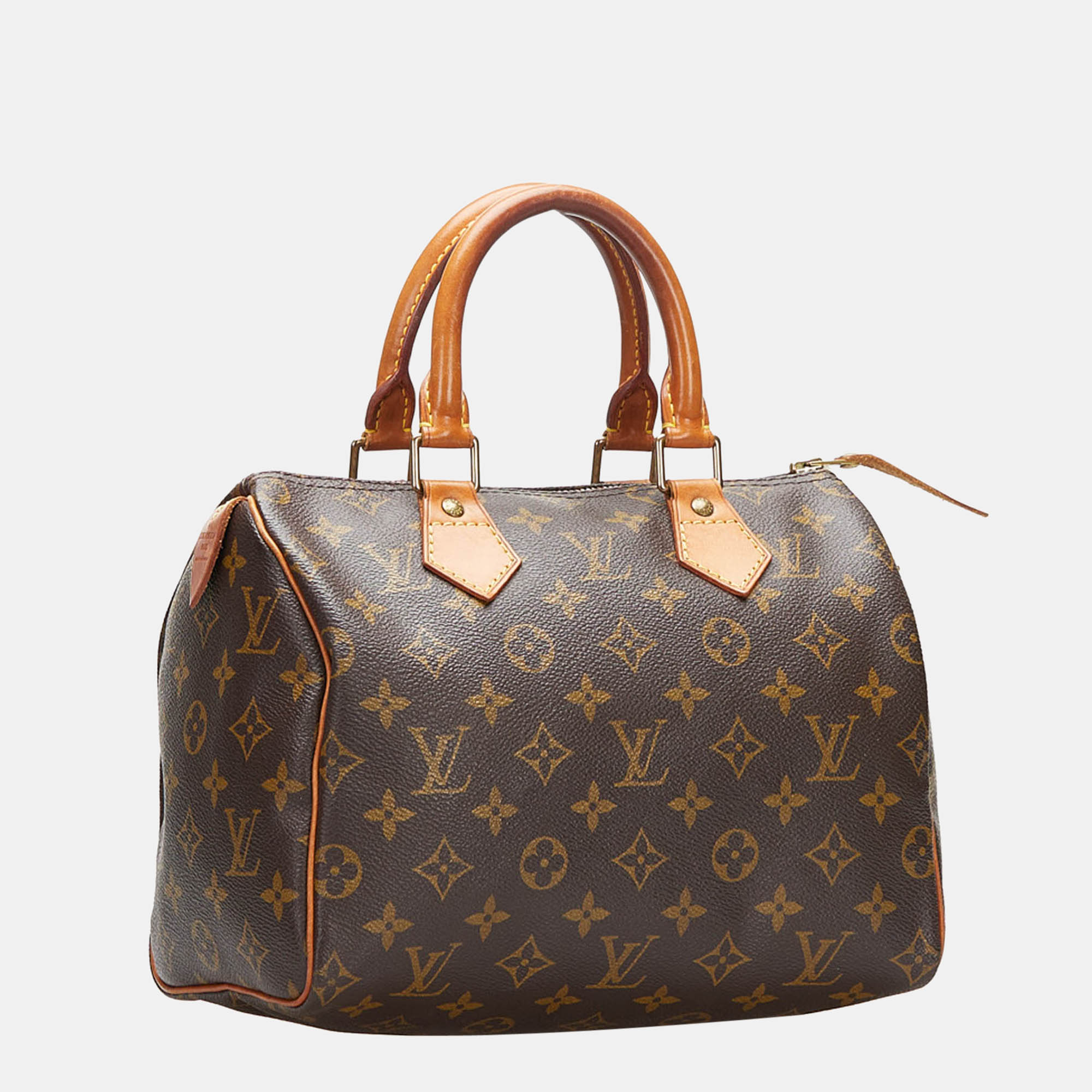 

Louis Vuitton Brown Monogram Speedy 25