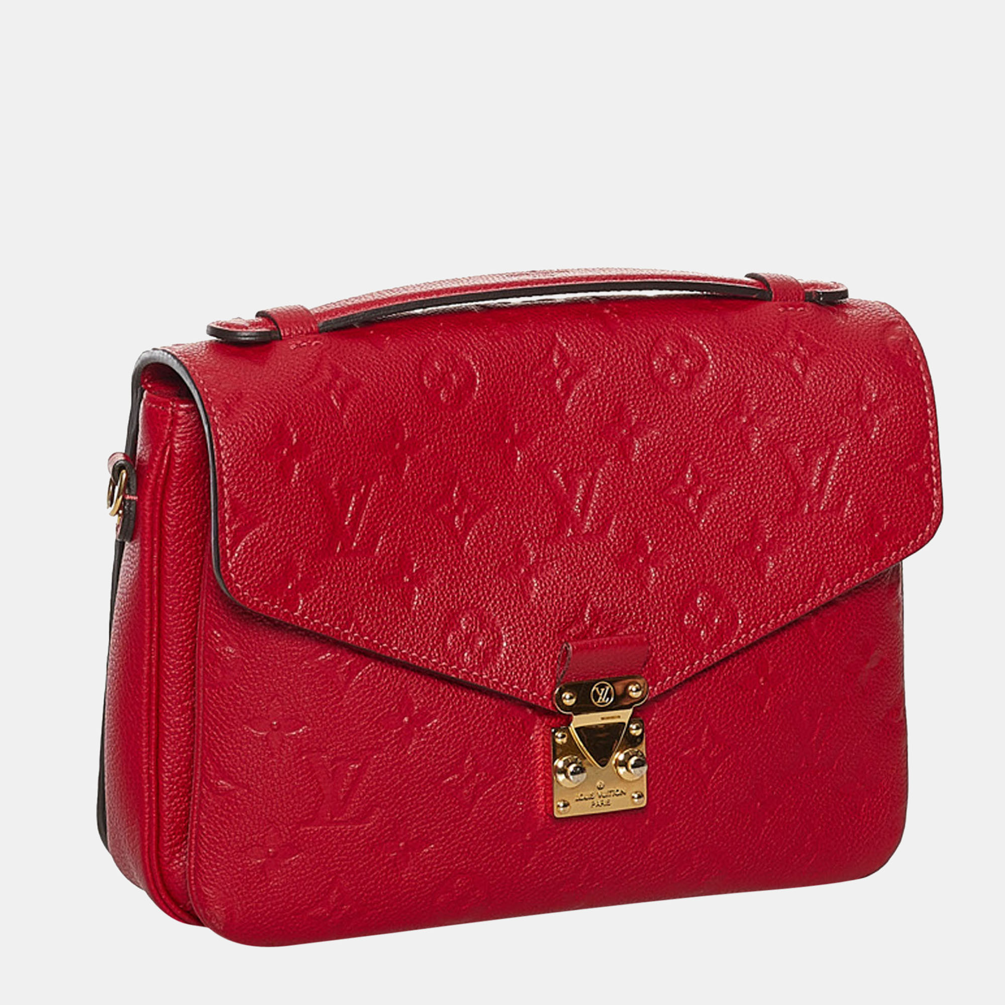 

Louis Vuitton Red Empreinte Pochette Metis