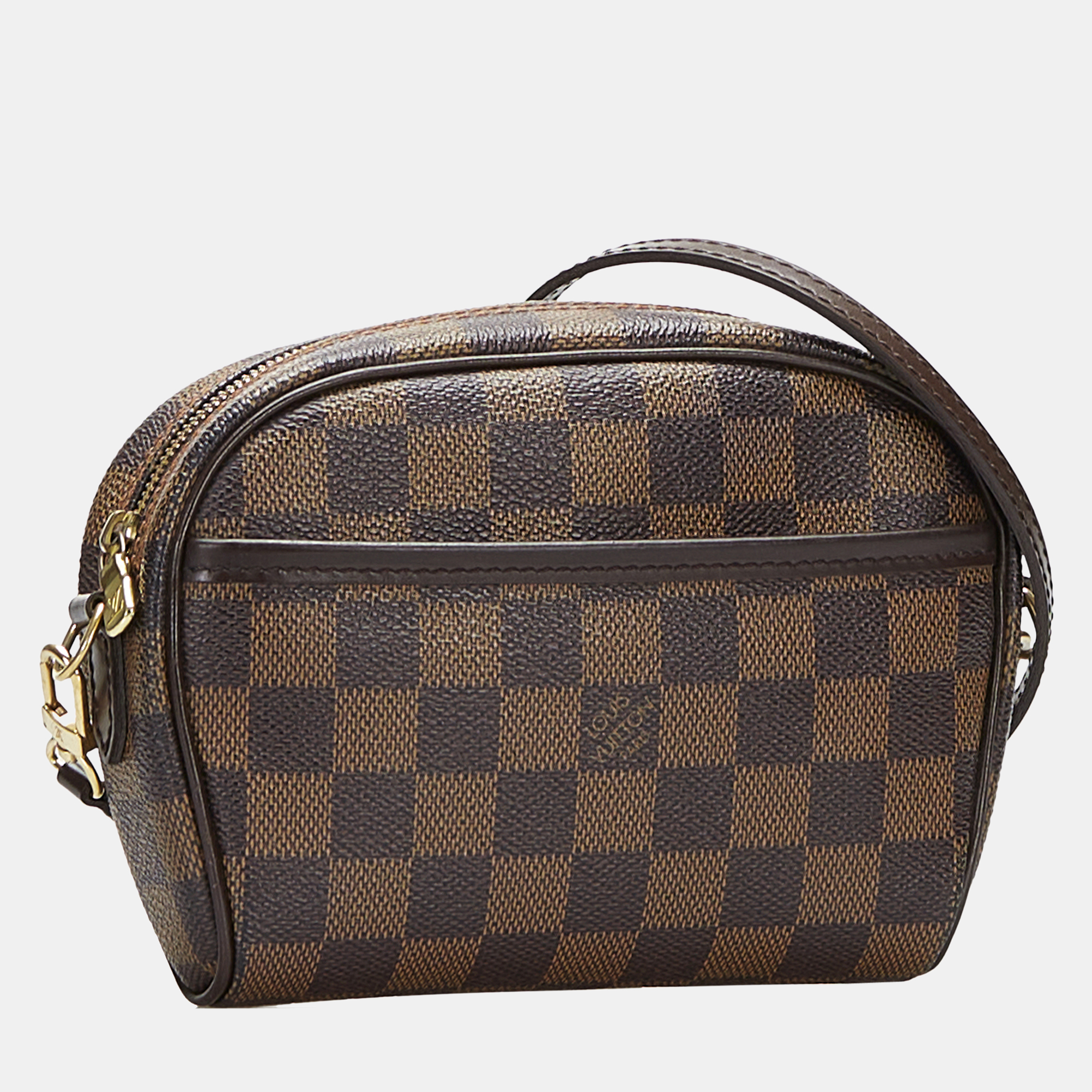 

Louis Vuitton Brown Damier Ebene Ipanema Pochette