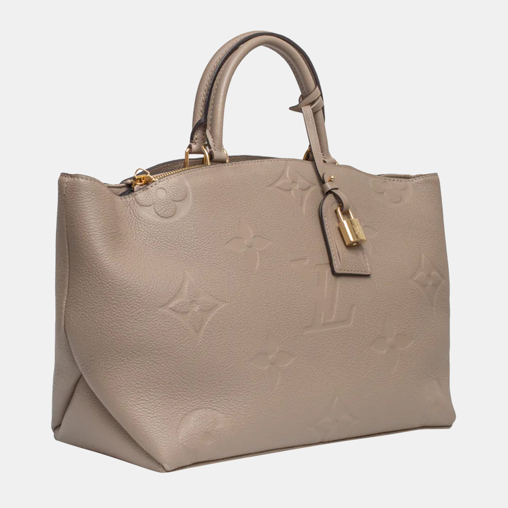 

Louis Vuitton Beige Monogram Empreinte Grand Palais MM Bag