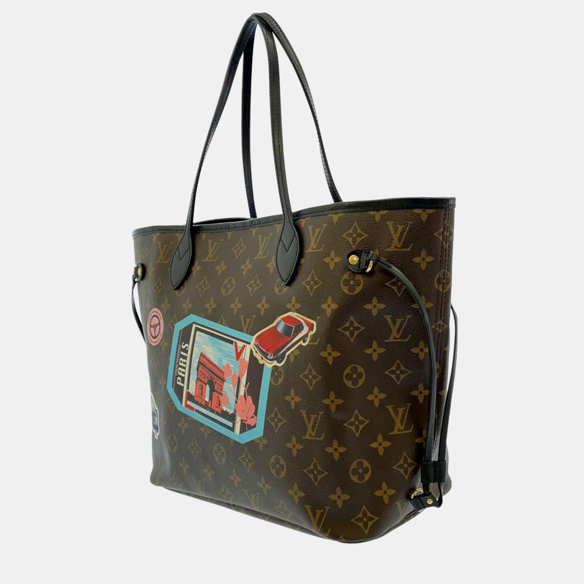 

Louis Vuitton Monogram Canvas World Tour Neverfull MM Tote Bag, Brown