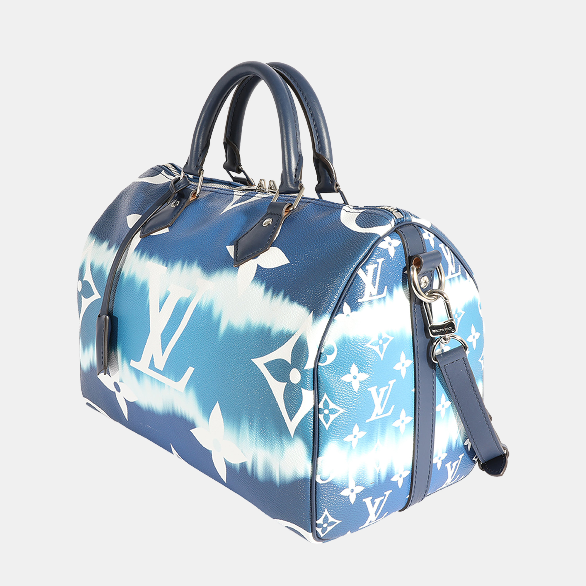 

Louis Vuitton Blue Monogram Escale Canvas Speedy Bandoulière 30 Top Handle Bag