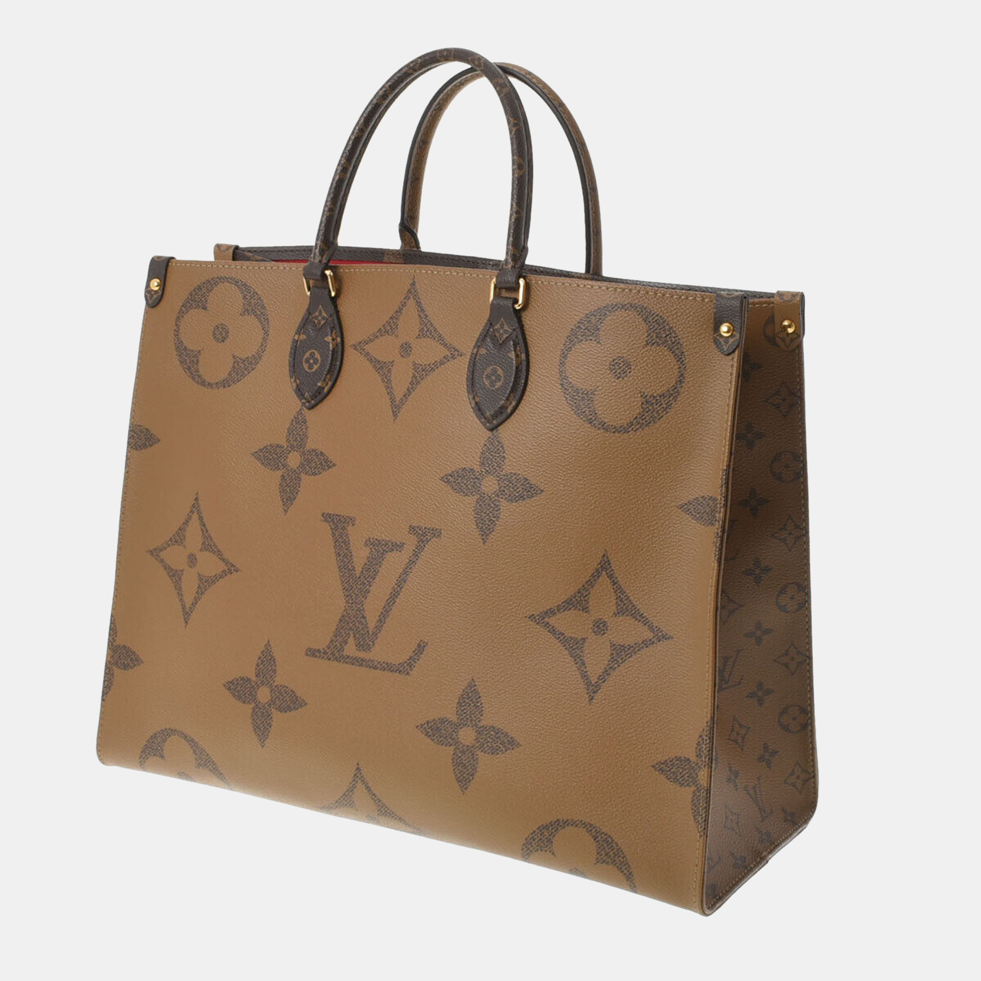 

Louis Vuitton Brown Monogram Canvas Giant Onthego GM Tote Bag