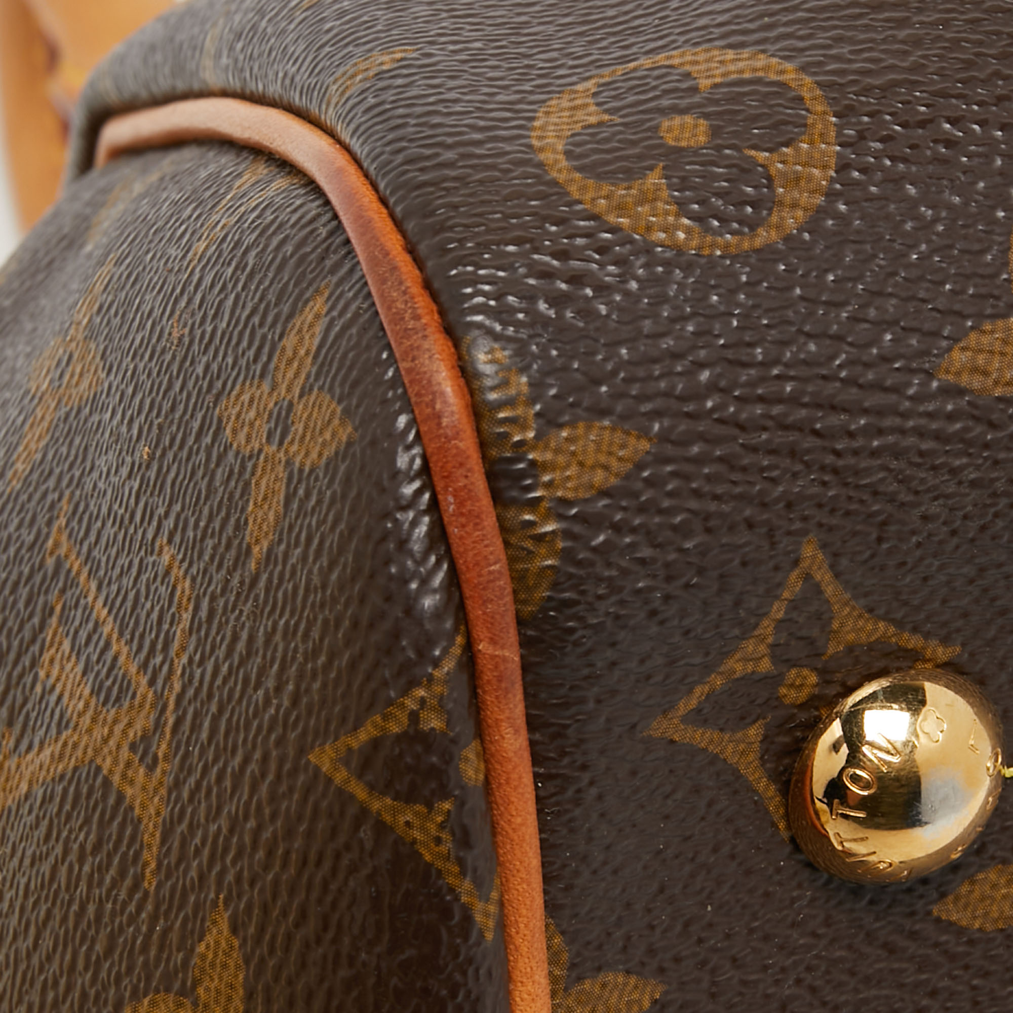 Louis Vuitton Monogram Tivoli PM - Brown Handle Bags, Handbags - LOU490125