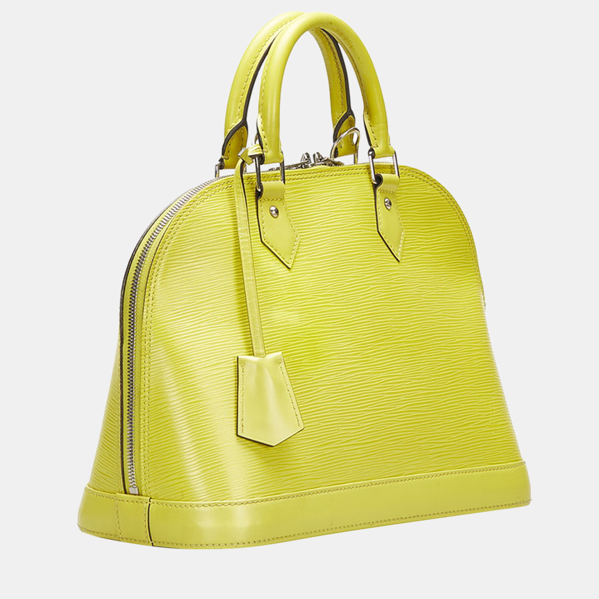 

Louis Vuitton Yellow Epi Leather Alma PM Satchel Bag
