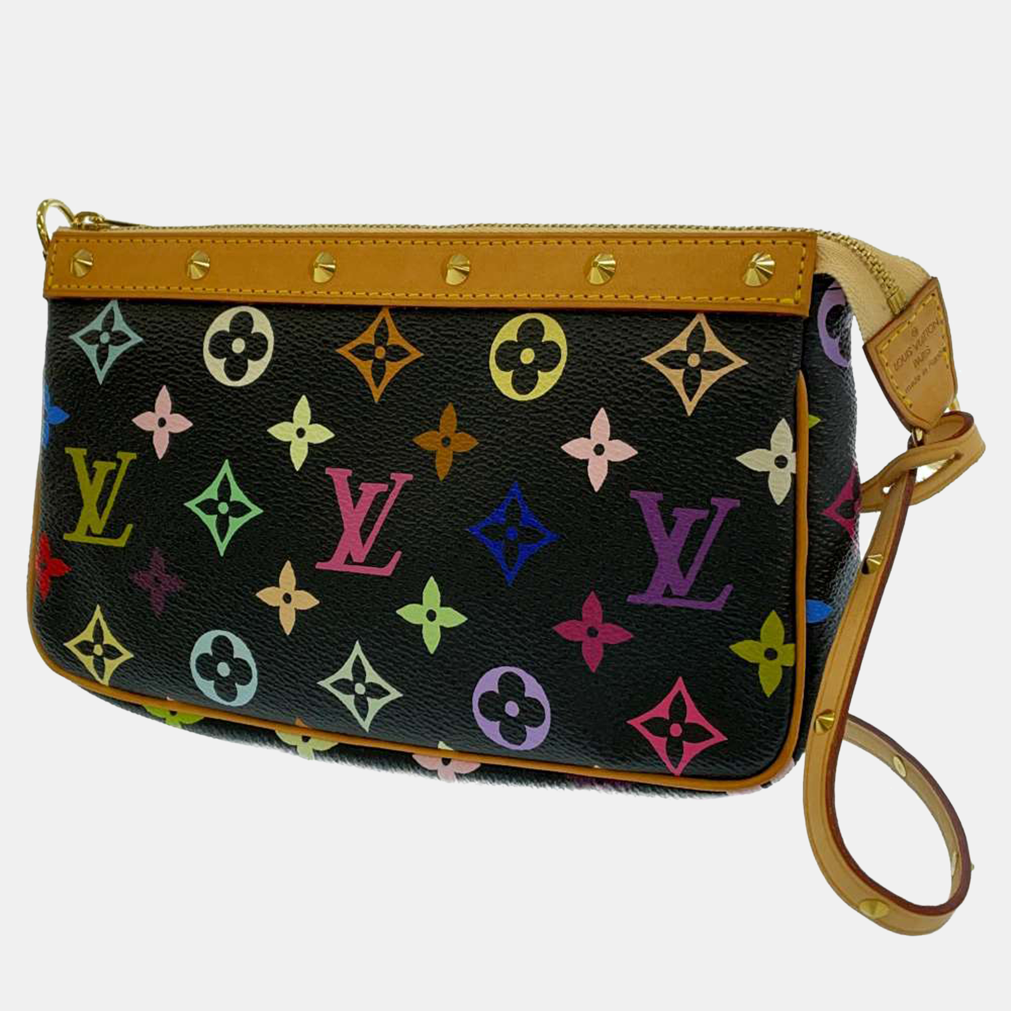 Louis Vuitton Black/Multicolor Monogram Pochette Accessoires Shoulder Bag Louis  Vuitton