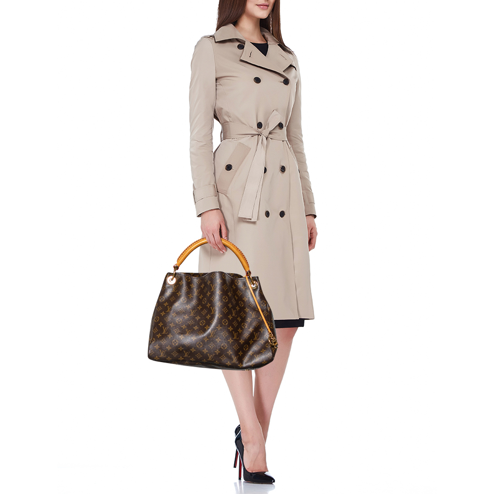 

Louis Vuitton Monogram Canvas Artsy MM Bag, Brown