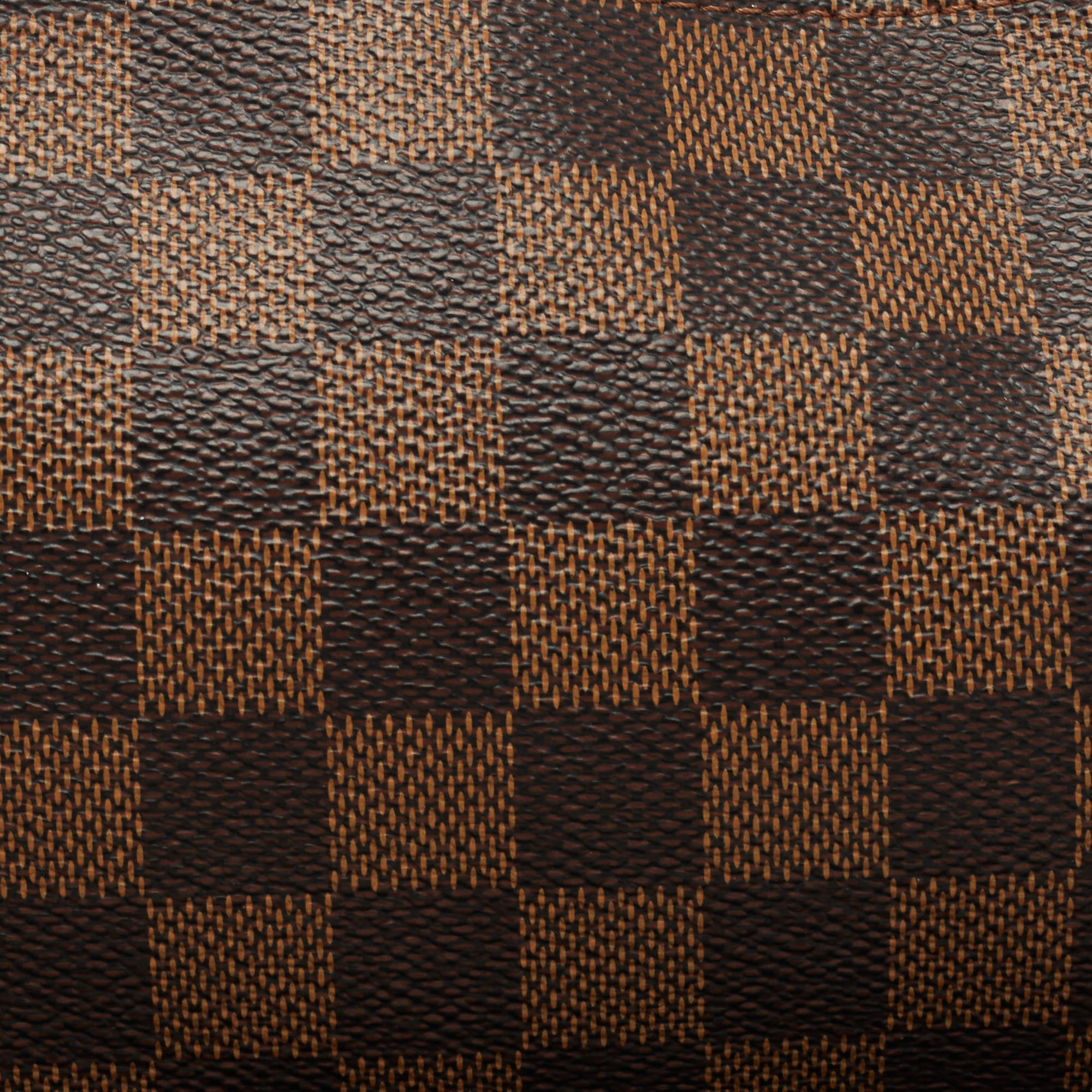 LOUIS VUITTON Damier Canvas Leather Pouch Accessories Bag LP5731