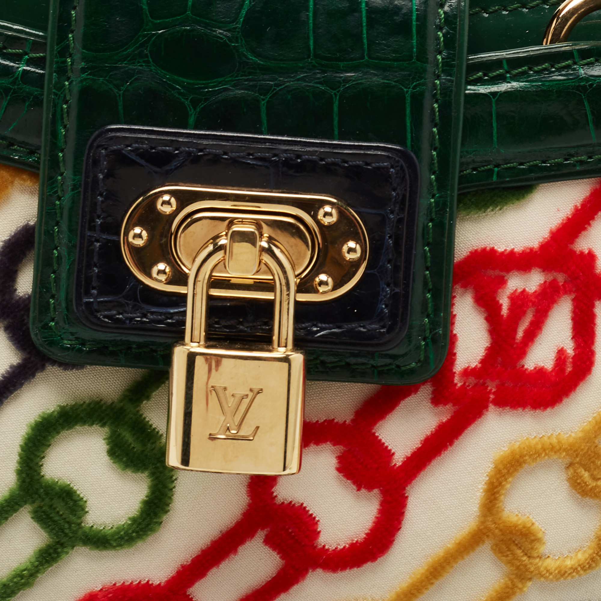 Louis Vuitton Multicolour Limited Edition Monogram Charms Velvet Chains  Mini Linda Louis Vuitton