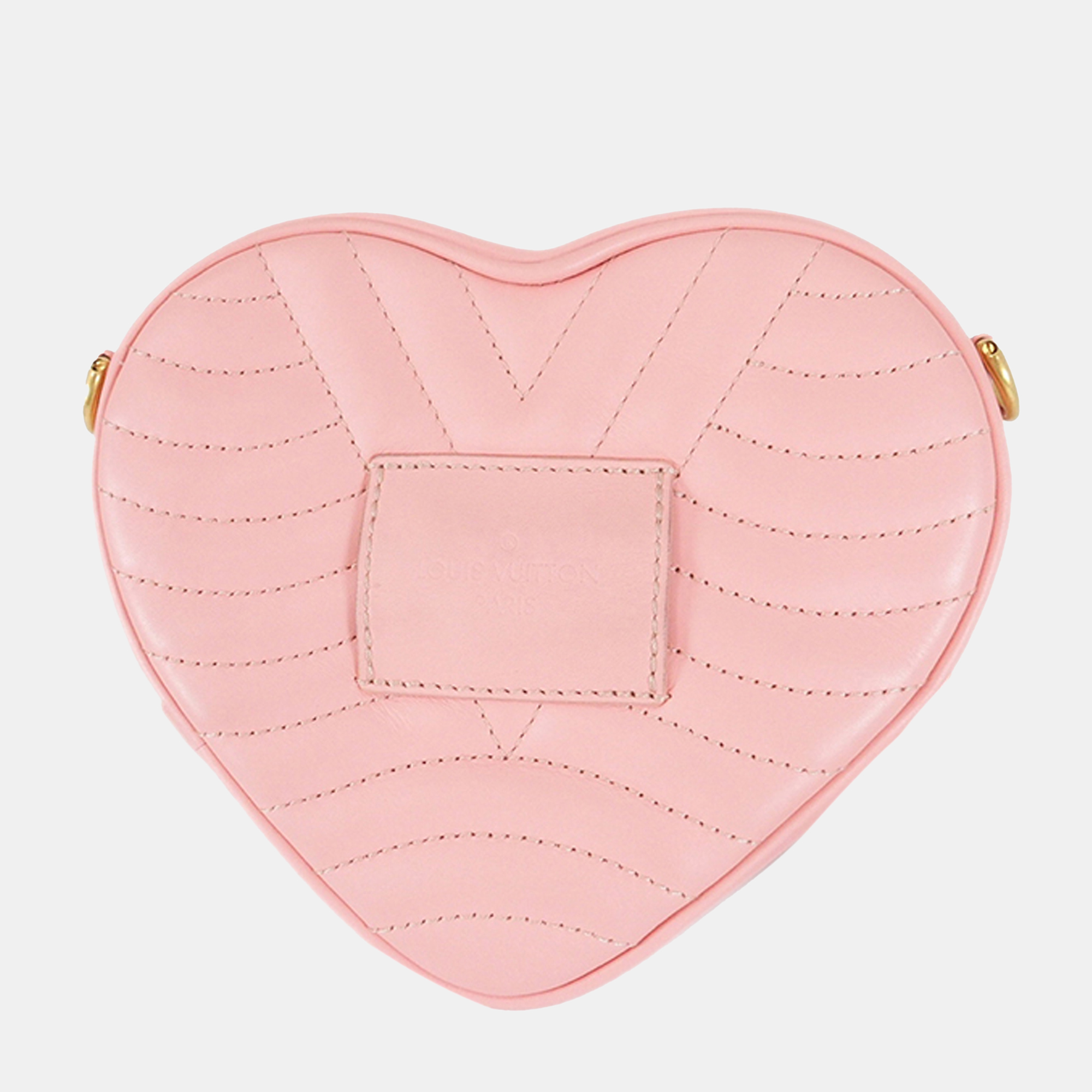 

Louis Vuitton Pink New Wave Love Lock Heart Crossbody
