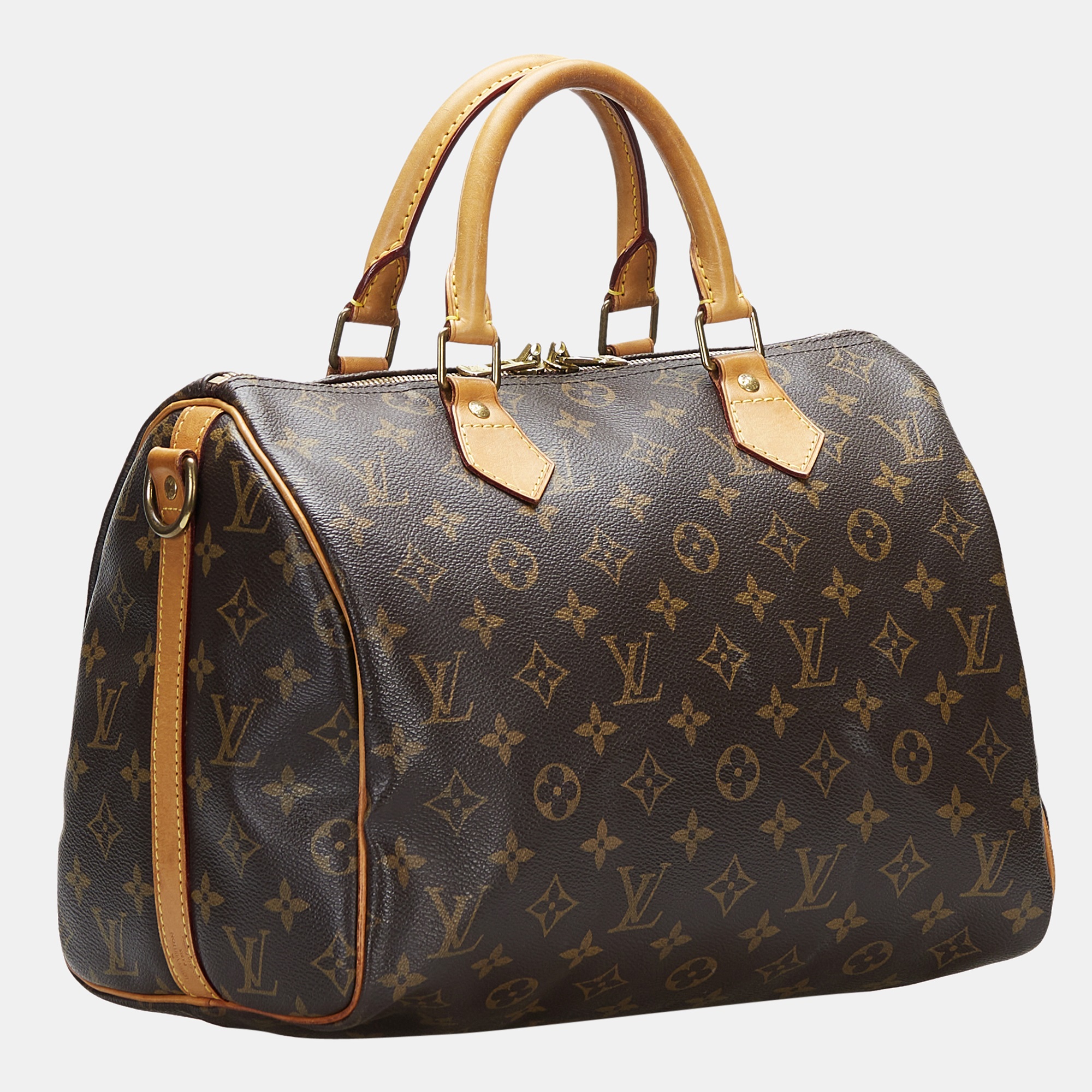 

Louis Vuitton Brown Monogram Speedy Bandouliere 30