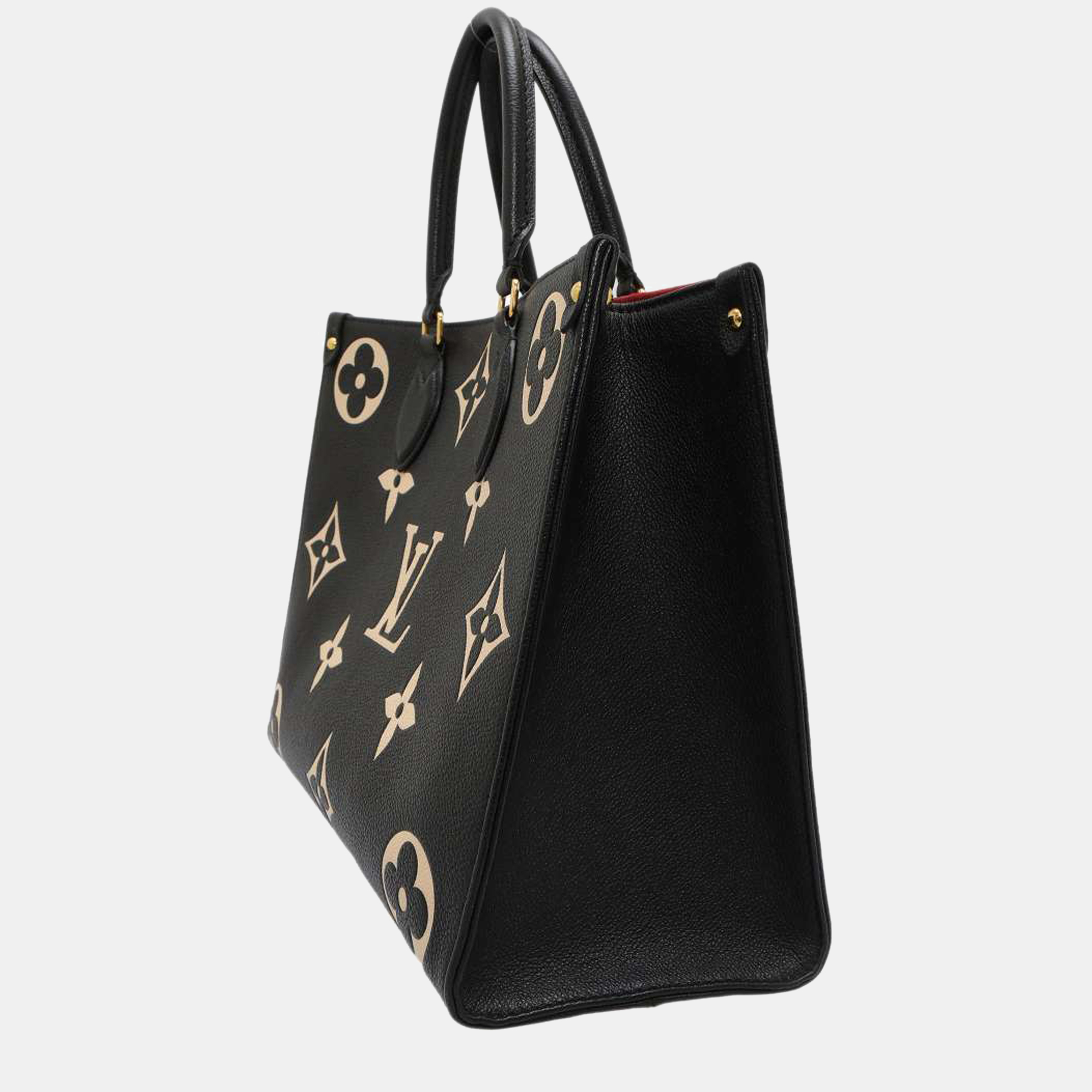 

Louis Vuitton Black Monogram Giant Canvas On The Go MM Tote Bag