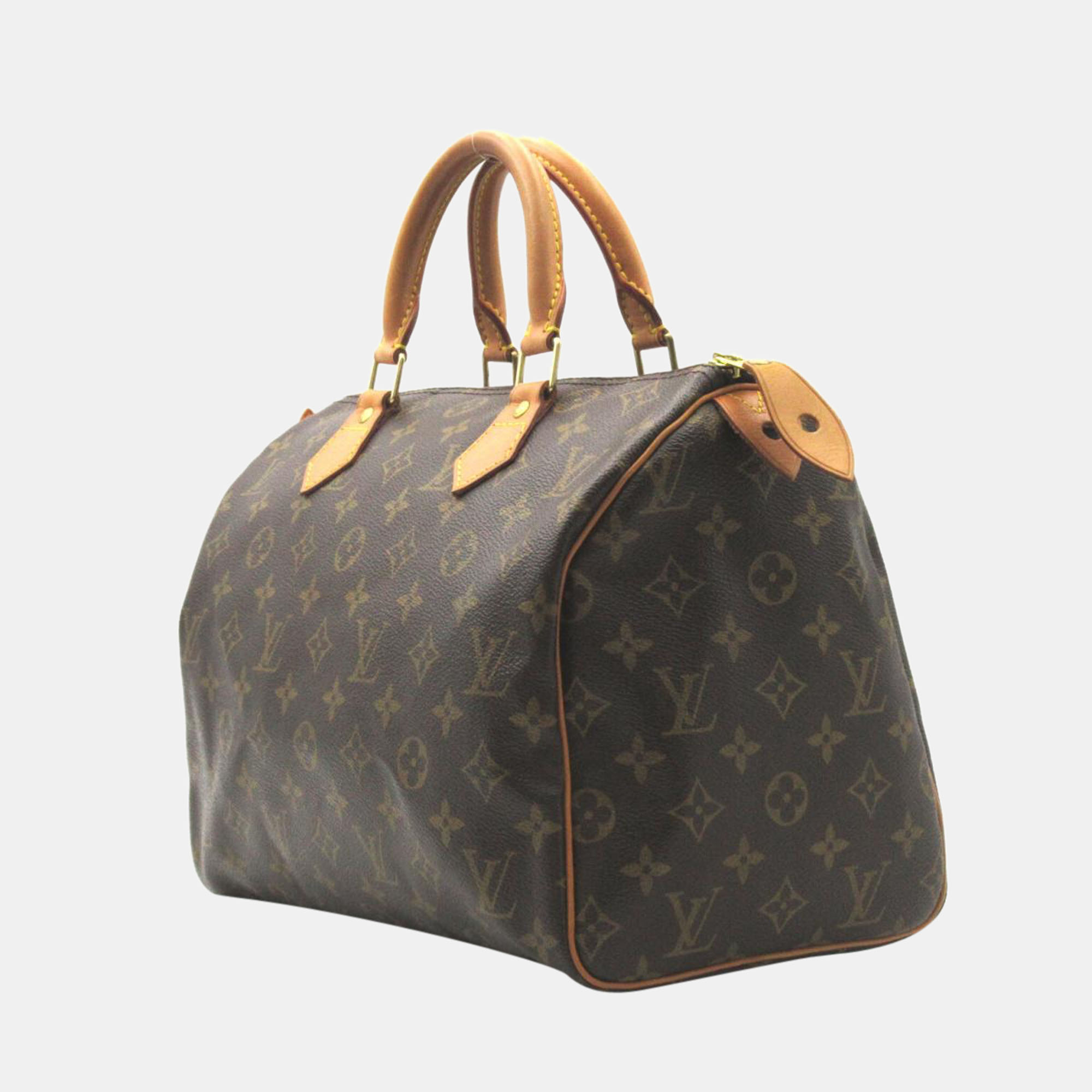 

Louis Vuitton Brown Monogram Canvas Speedy 30 Top Handle Bag