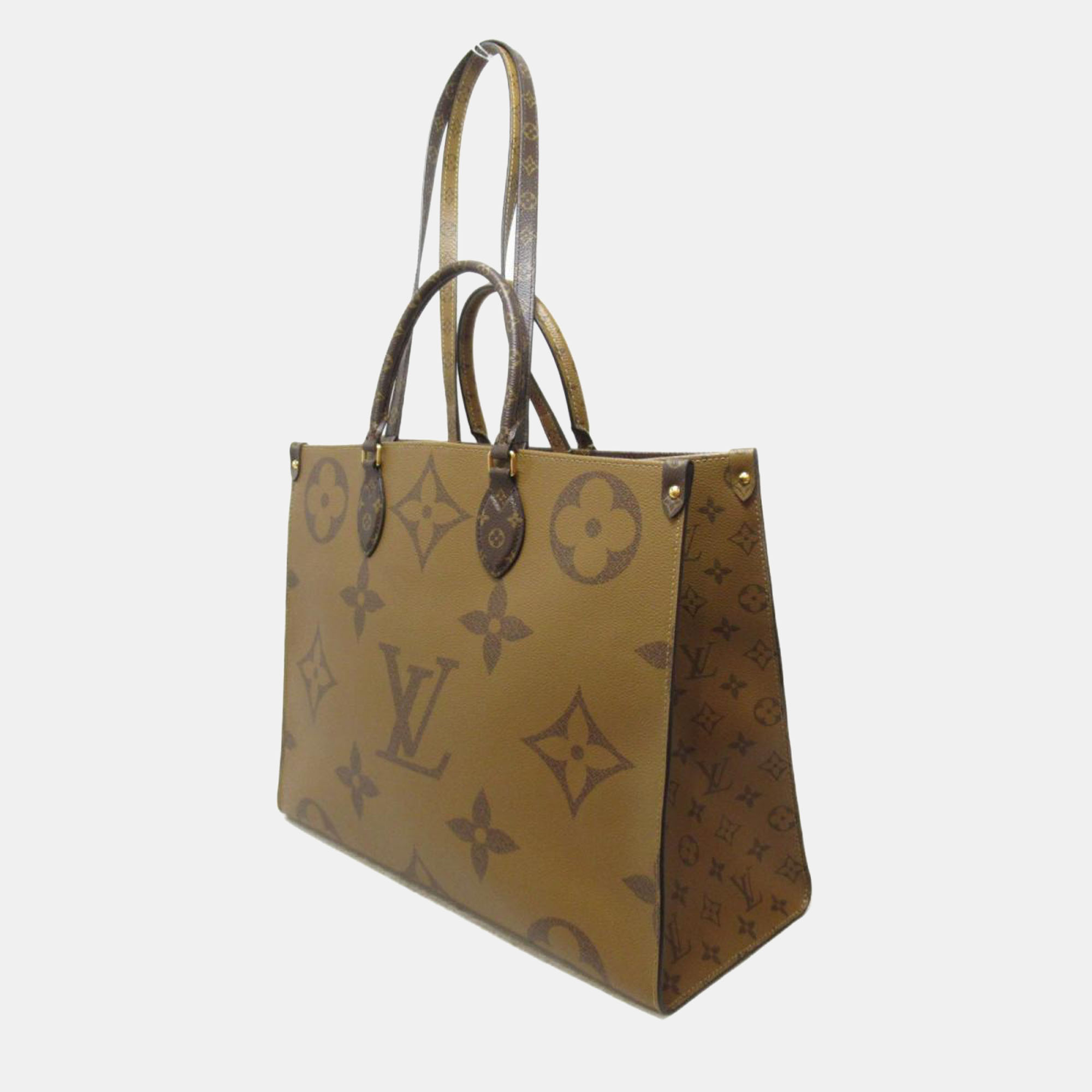 

Louis Vuitton Brown Canvas Monogram Giant Reverse OnTheGo GM