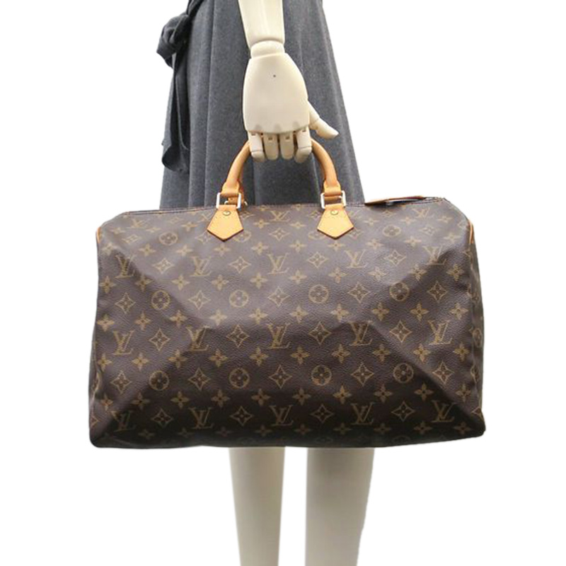 

Louis Vuitton Monogram Canvas Speedy 40, Brown