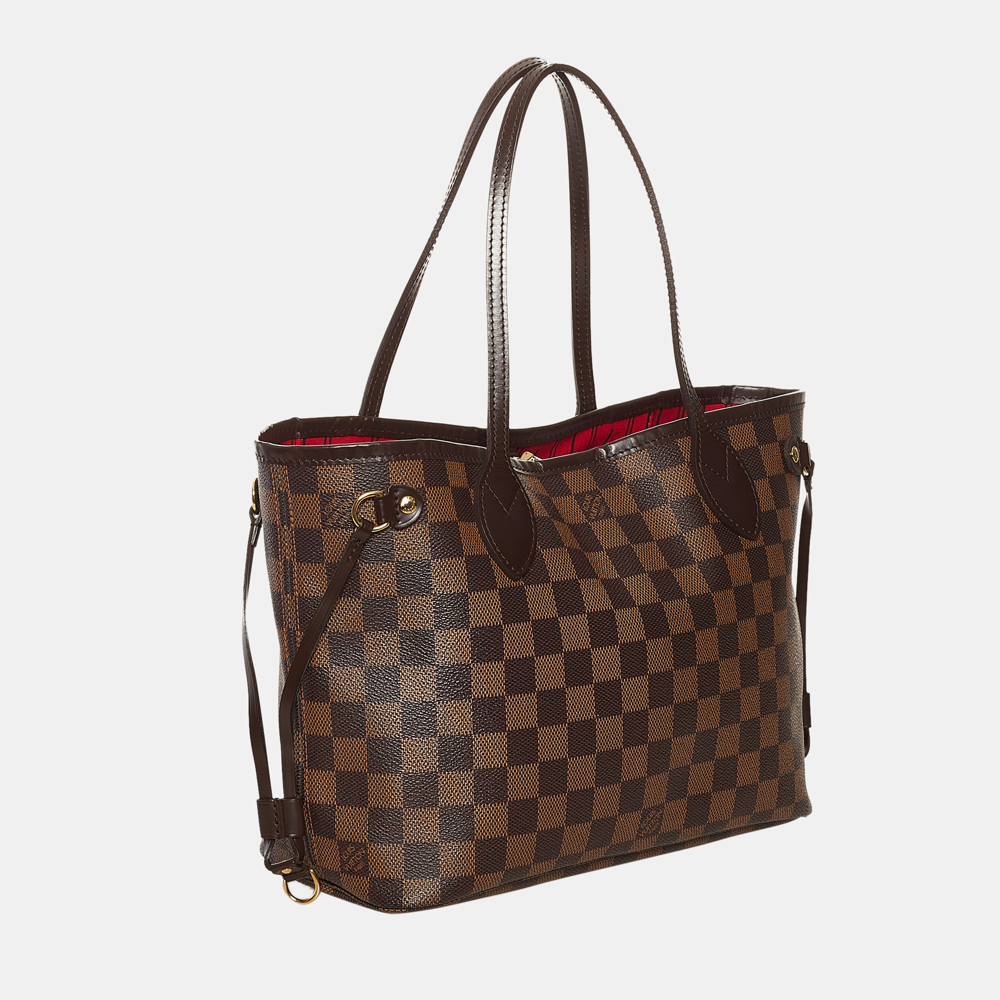 

Louis Vuitton Brown Damier Ebene Neverfull PM