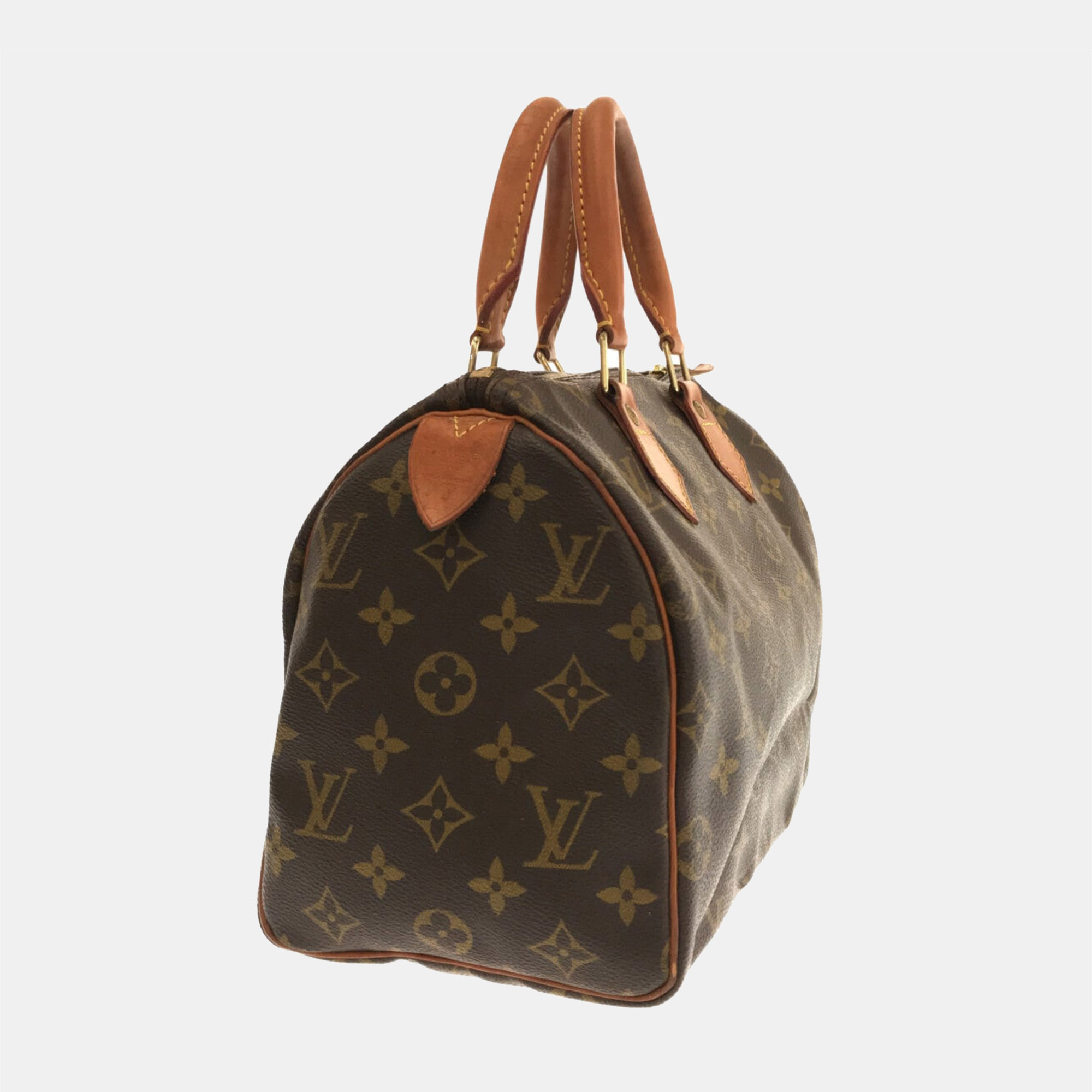 

Louis Vuitton Brown Monogram Speedy 25
