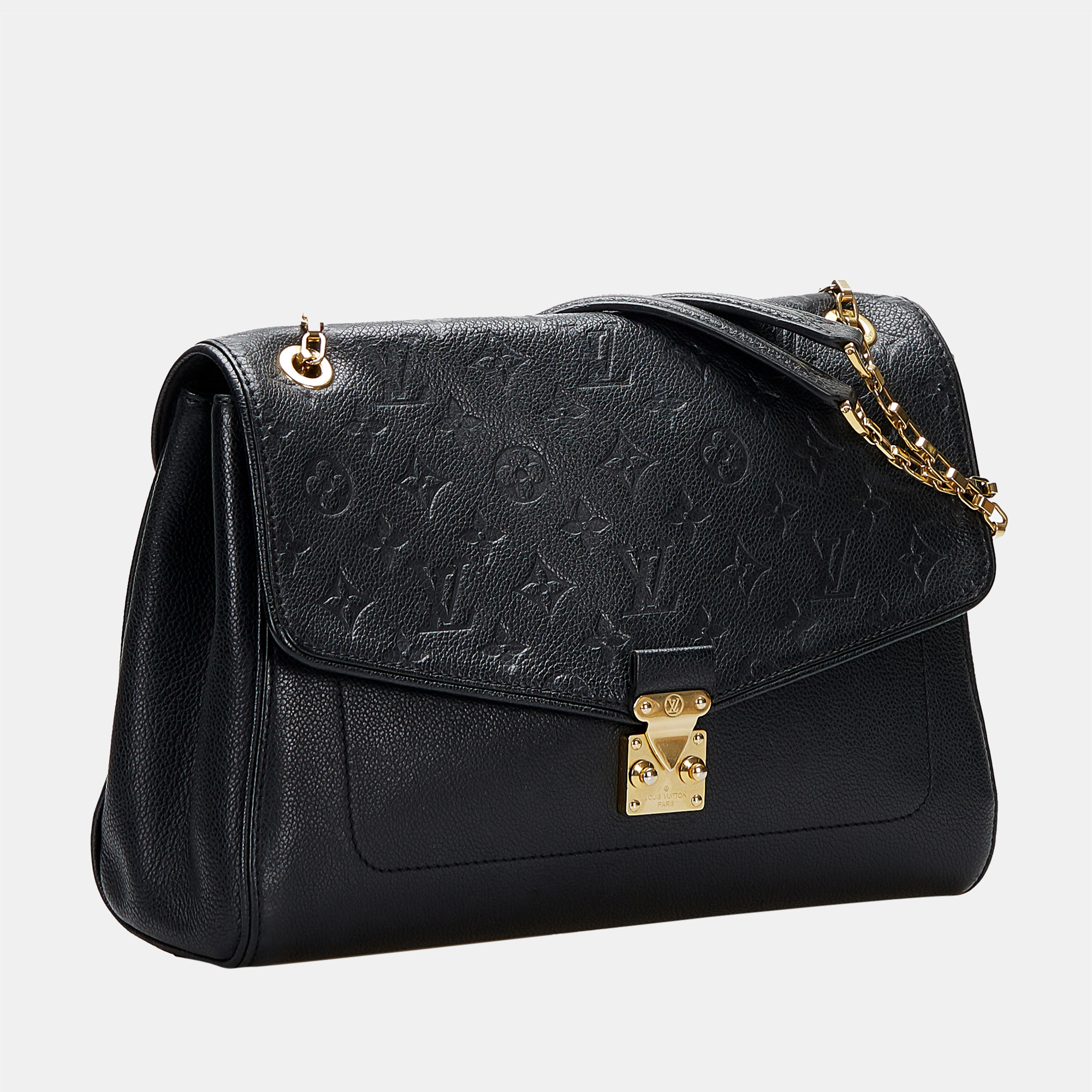 

Louis Vuitton Black Monogram Empreinte Saint Germain MM