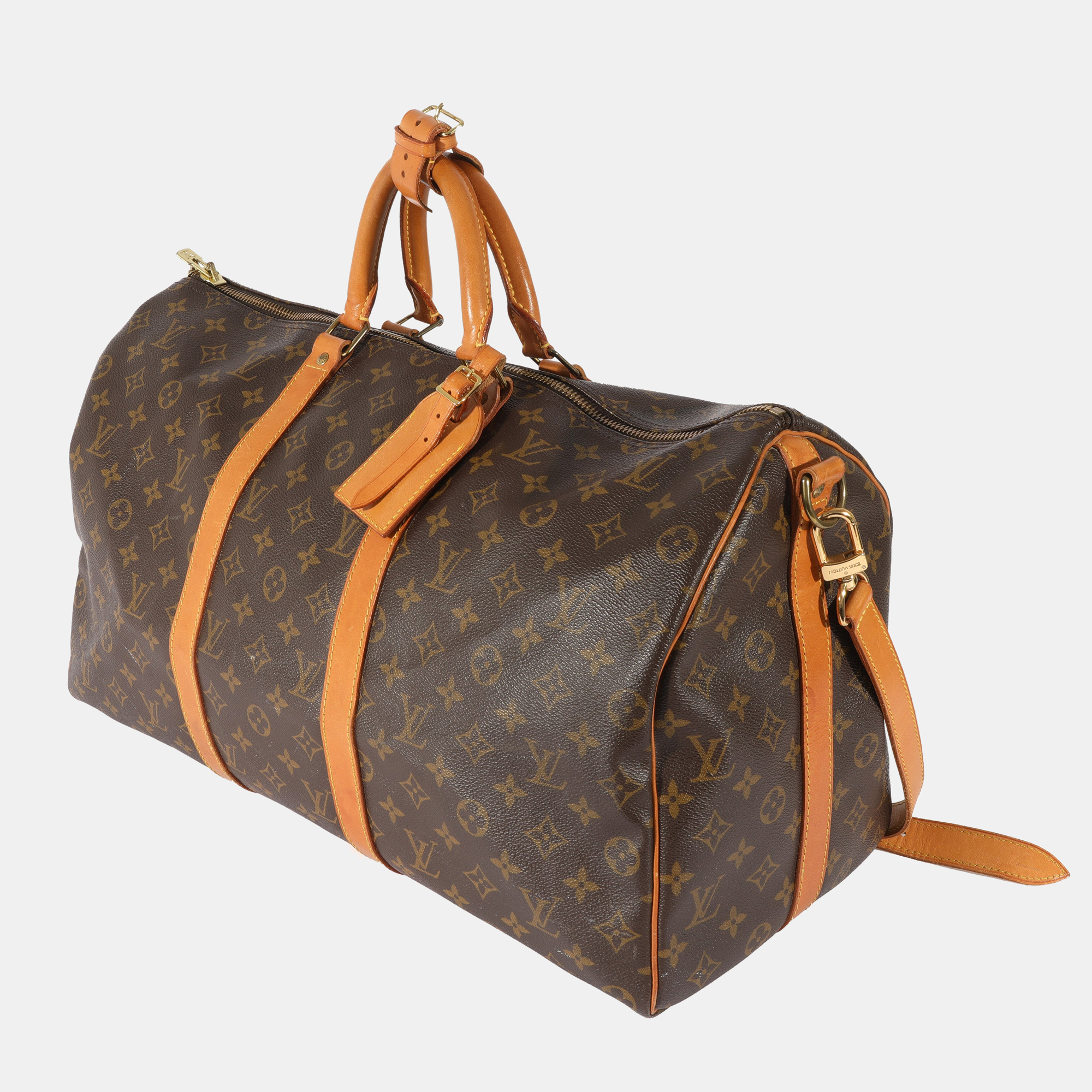

Louis Vuitton Vintage Monogram Canvas Keepall Bandouliere 50 Bag, Brown