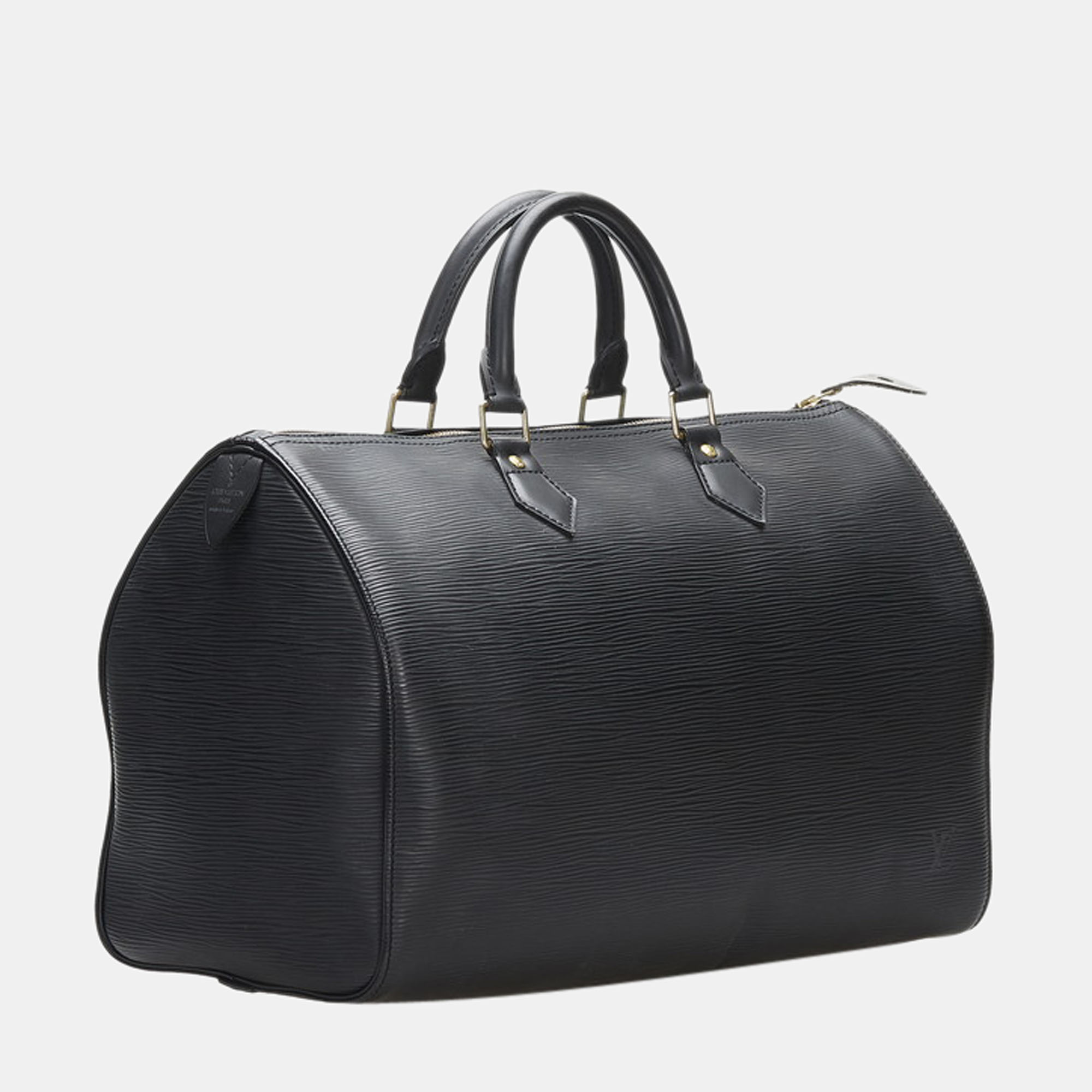 

Louis Vuitton Black Epi Leather Speedy 35 Bag