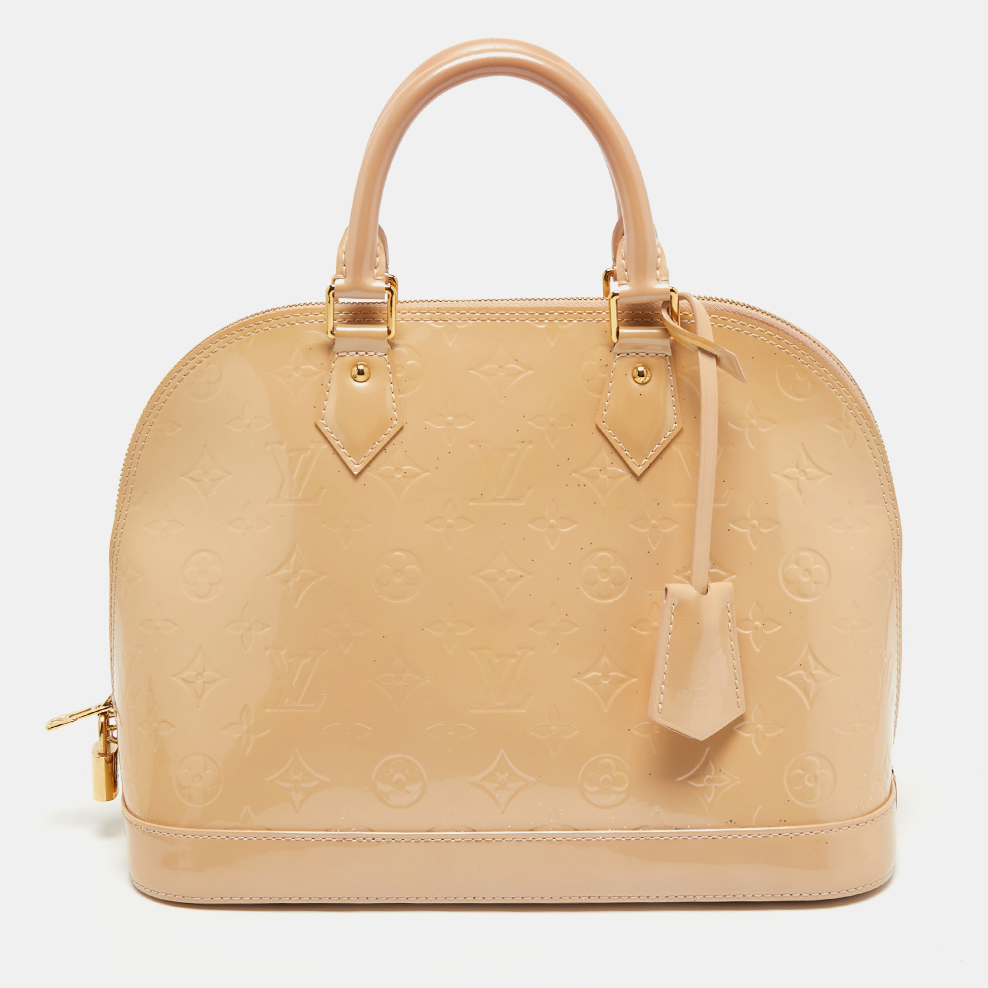 Louis Vuitton, Bags, Preloved Louis Vuitton Monogram Vernis Alma Pm