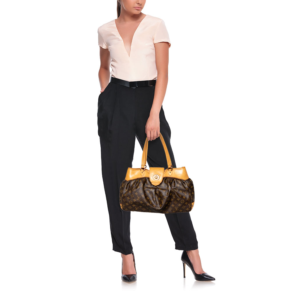 

Louis Vuitton Monogram Canvas Boetie MM Bag, Brown
