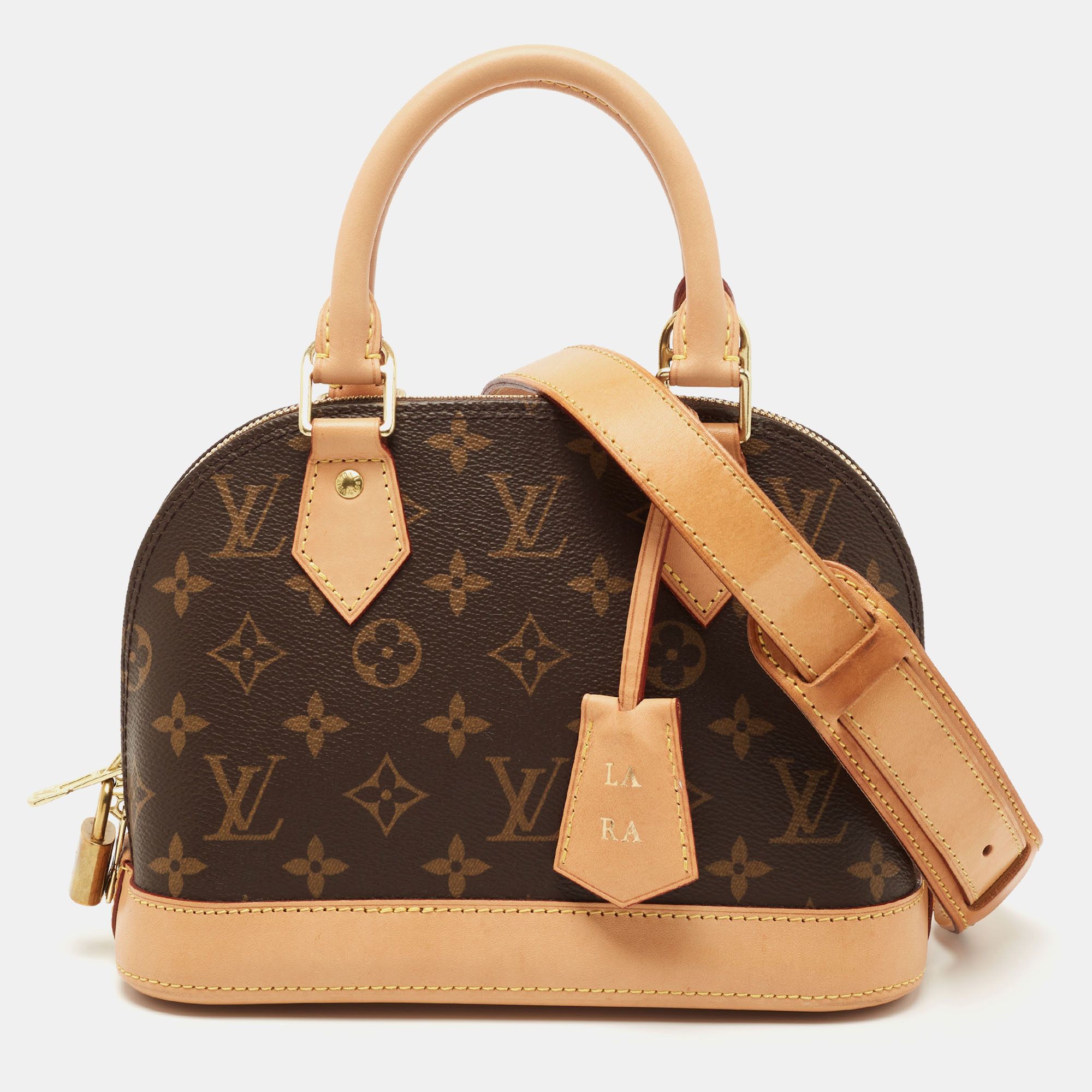 Pre Owned Louis Vuitton Monogram Canvas Alma BB Bag